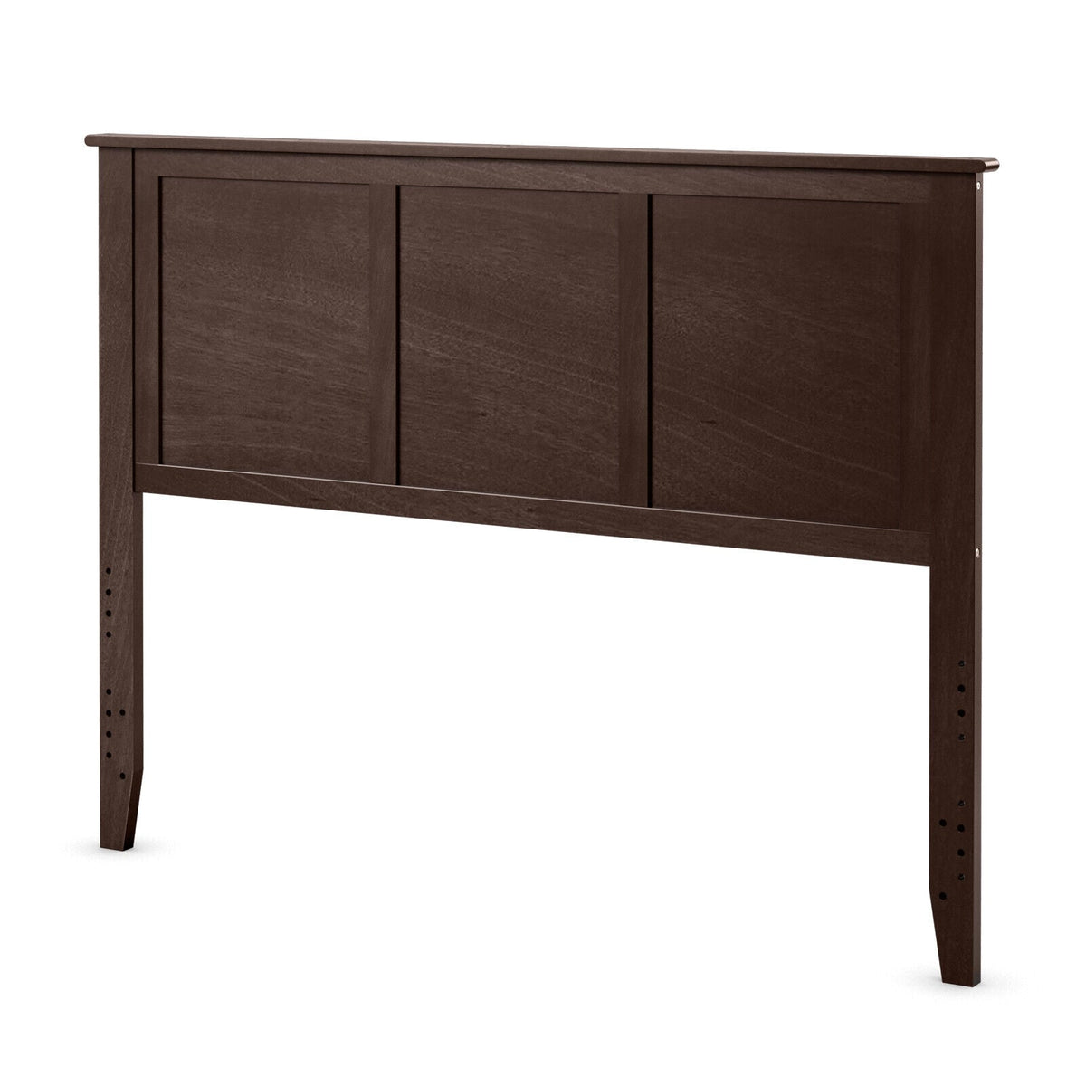Full Size Pine Wood Flat Panel Headboard - Adjustable Height-Headboards-DECOROLALA