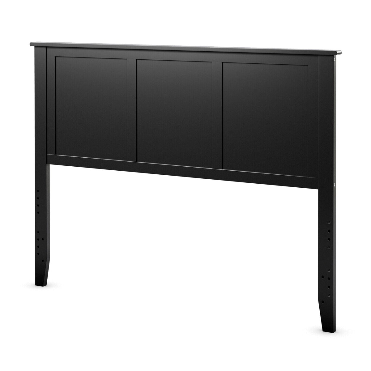 Full Size Pine Wood Flat Panel Headboard - Adjustable Height-Headboards-DECOROLALA
