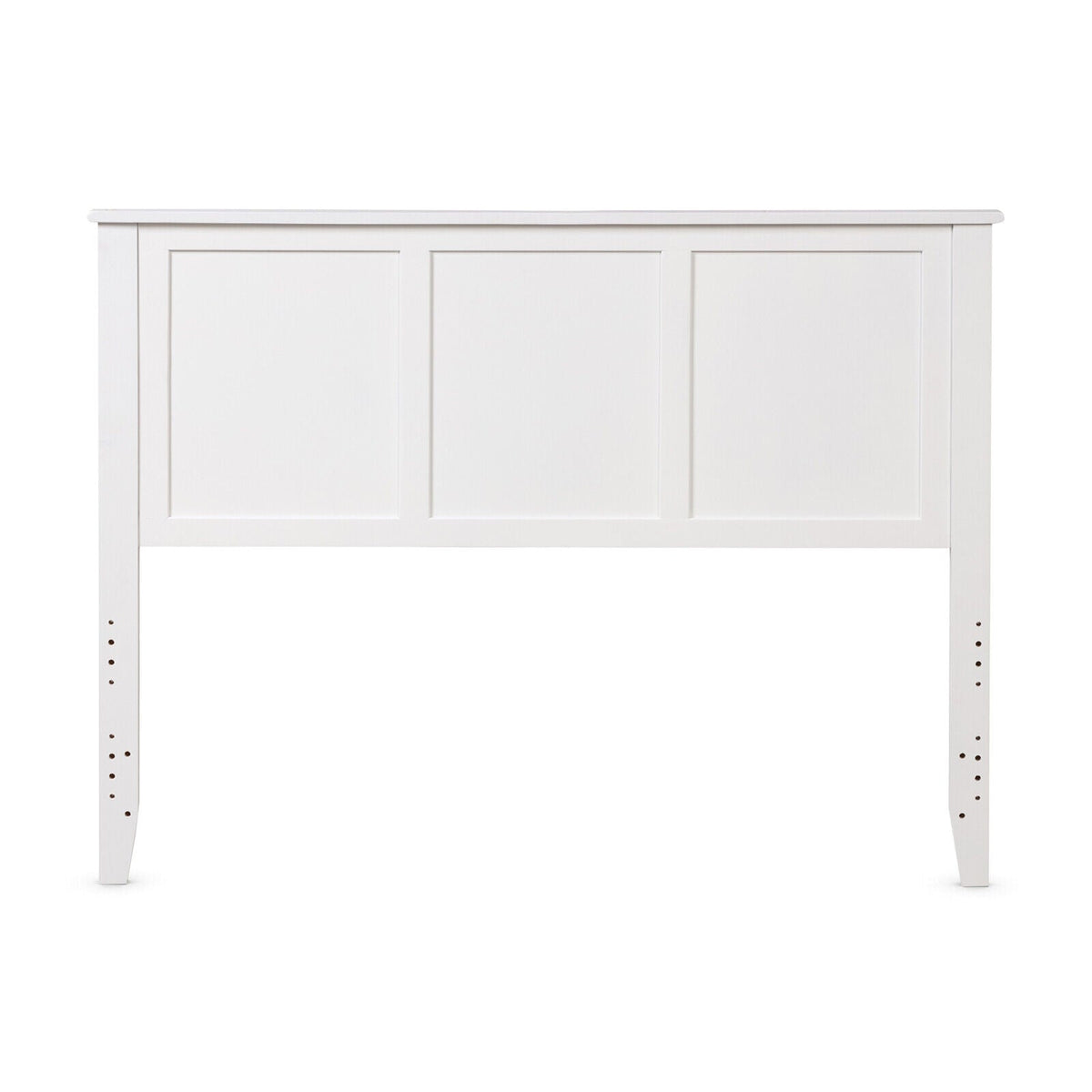 Full Size Pine Wood Flat Panel Headboard - Adjustable Height-Headboards-DECOROLALA