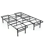 Full/King Size Folding Steel Platform Bed Frame for Kids and Adults-Full Size-Folding Beds-DECOROLALA
