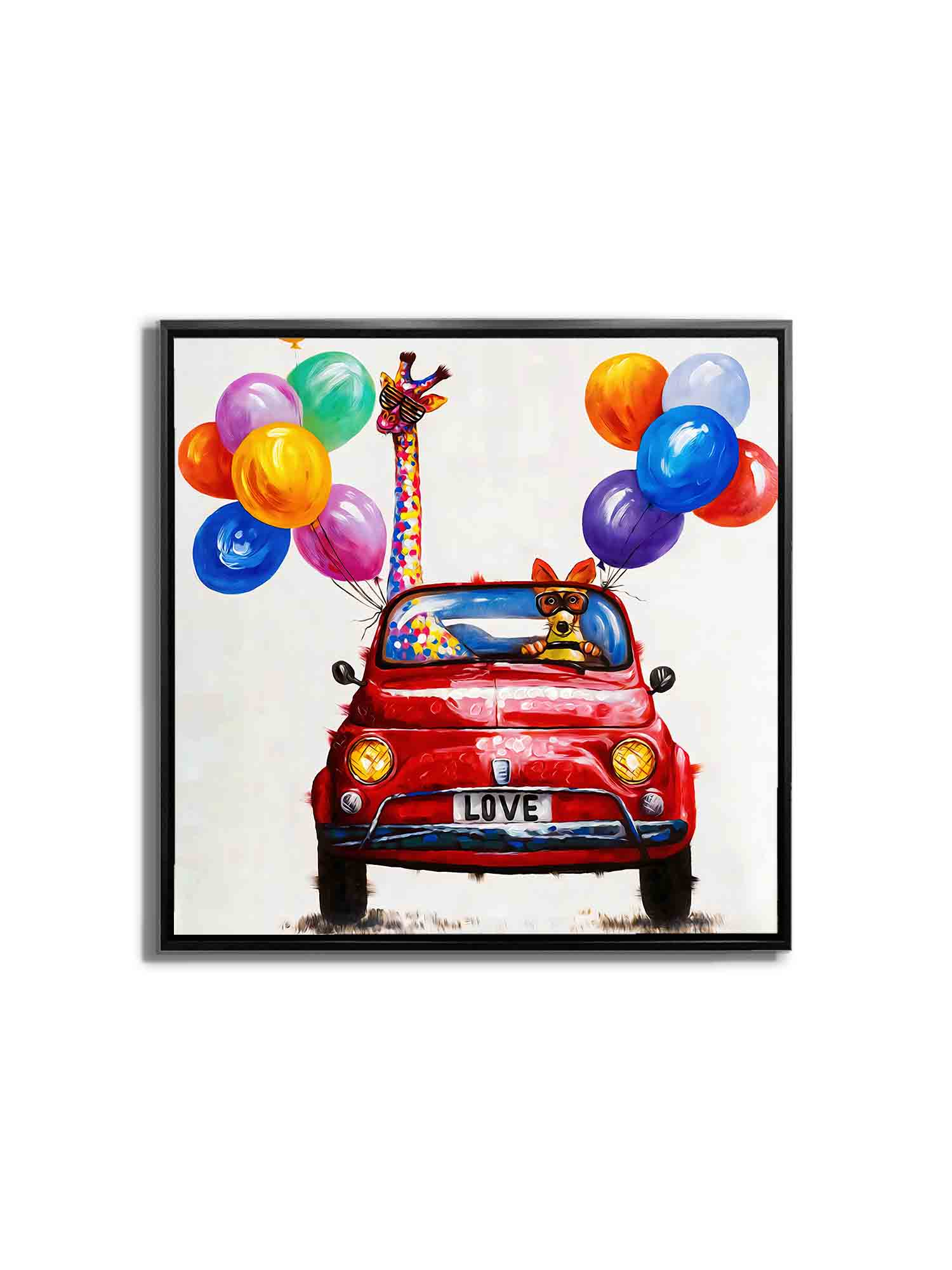 Fun Fun Fun 36" x 36" Fine Art Canvas-Canvas Print-DECOROLALA