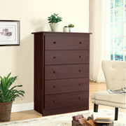 5-Drawer Dresser - Brown (min order qty 2)-Dressers & Chests-DECOROLALA