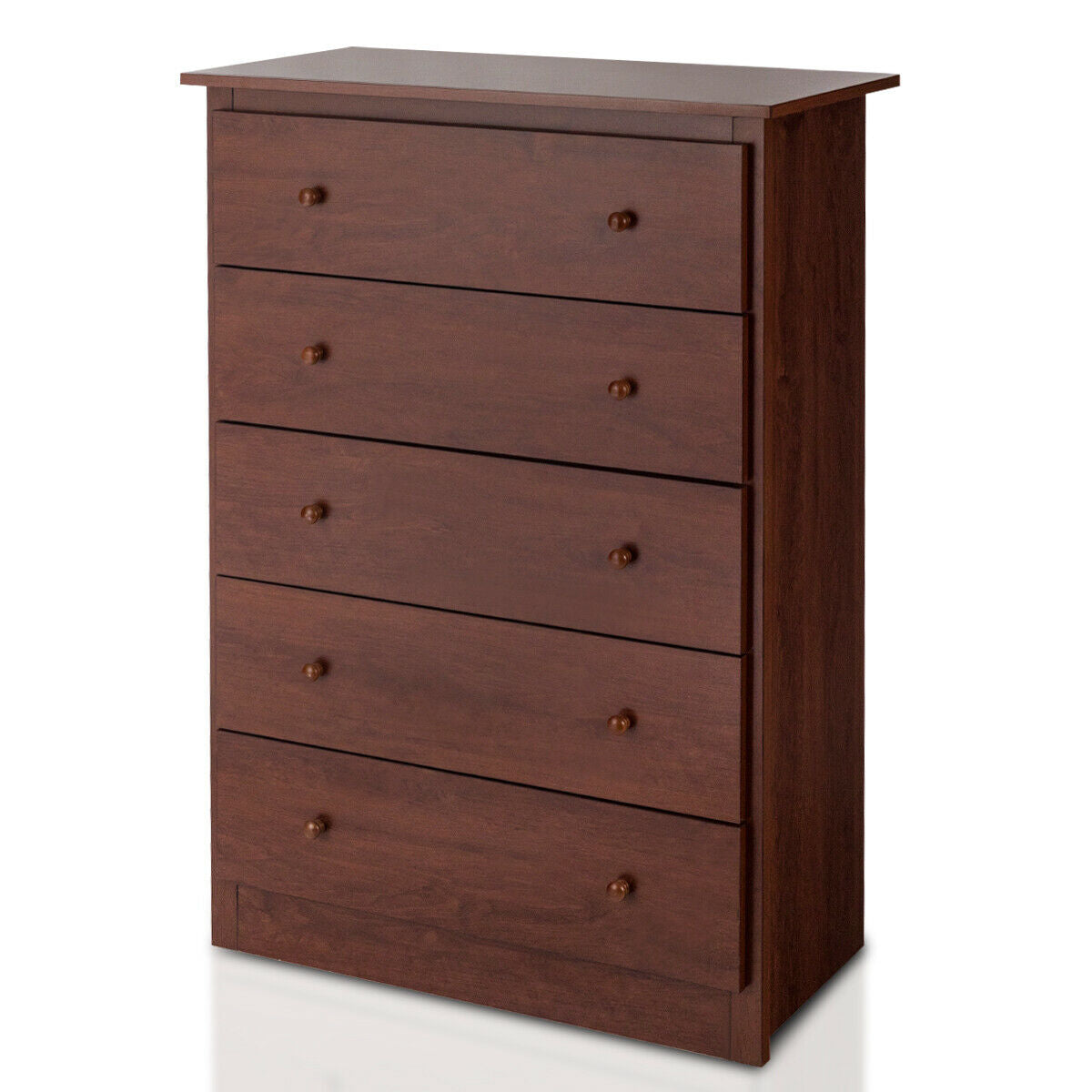 5-Drawer Dresser - Brown (min order qty 2)-Dressers & Chests-DECOROLALA