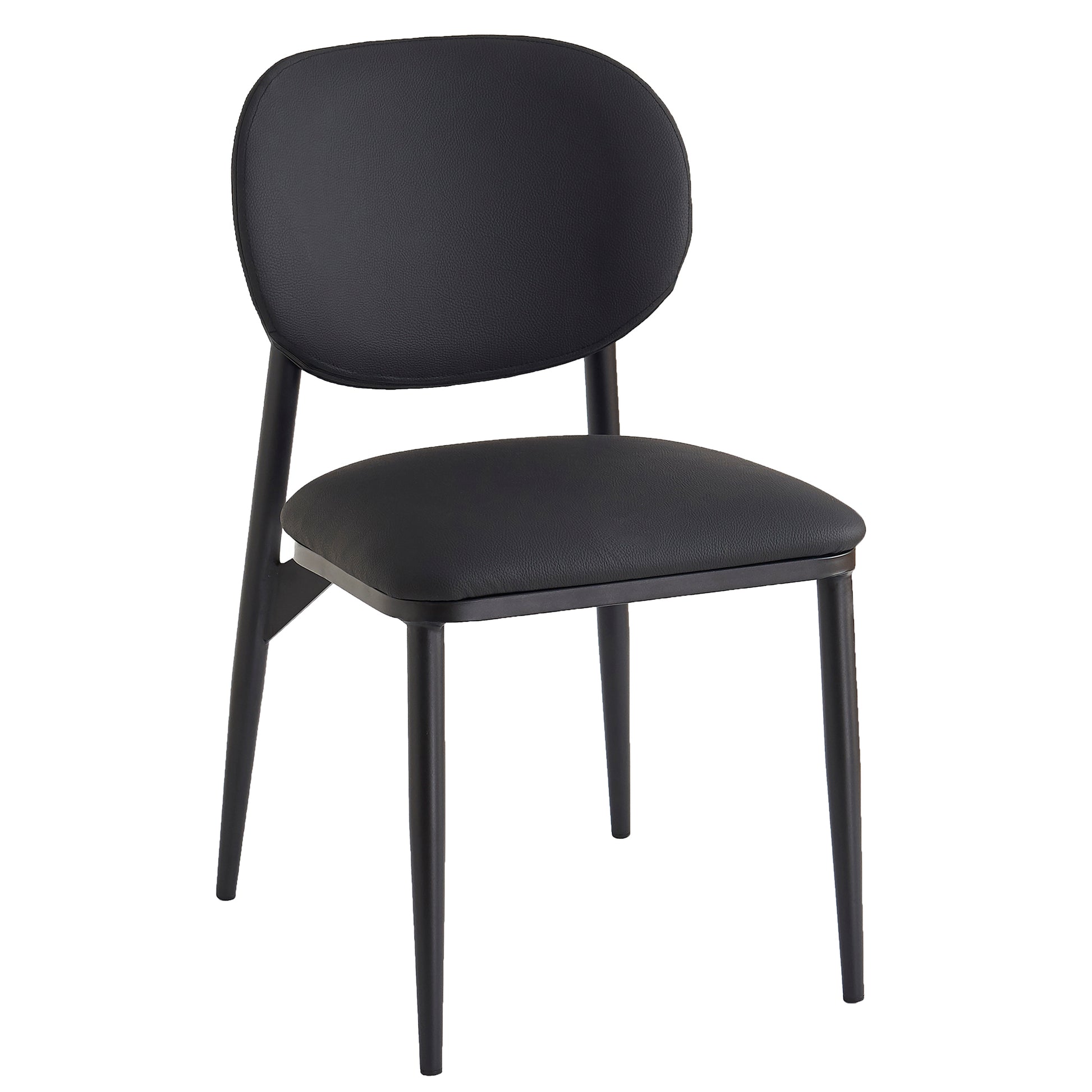 GIDEON-DINING CHAIR-BLACK-Dining Chair-DECOROLALA