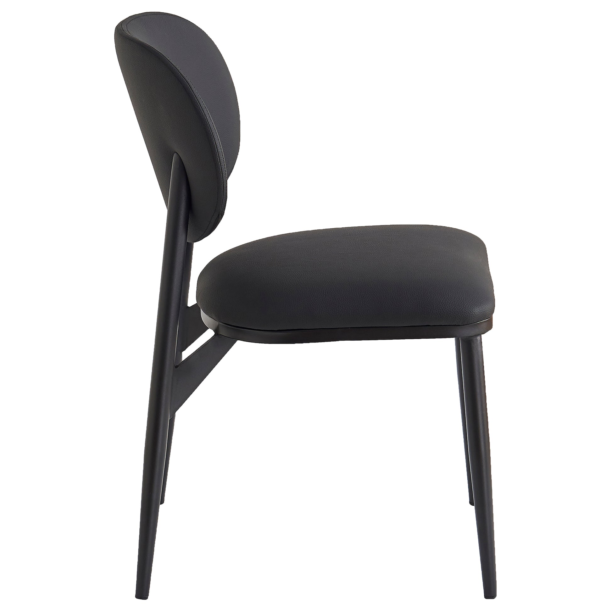 GIDEON-DINING CHAIR-BLACK-Dining Chair-DECOROLALA