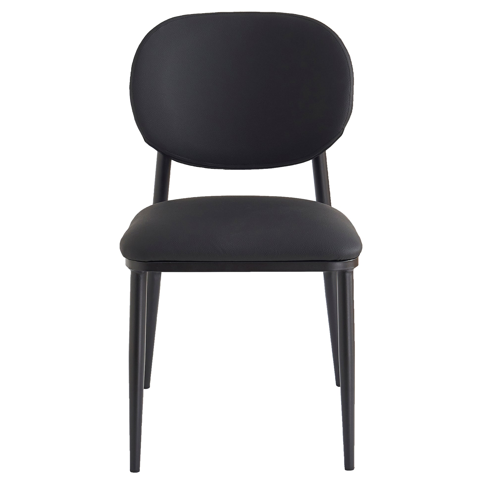 GIDEON-DINING CHAIR-BLACK-Dining Chair-DECOROLALA