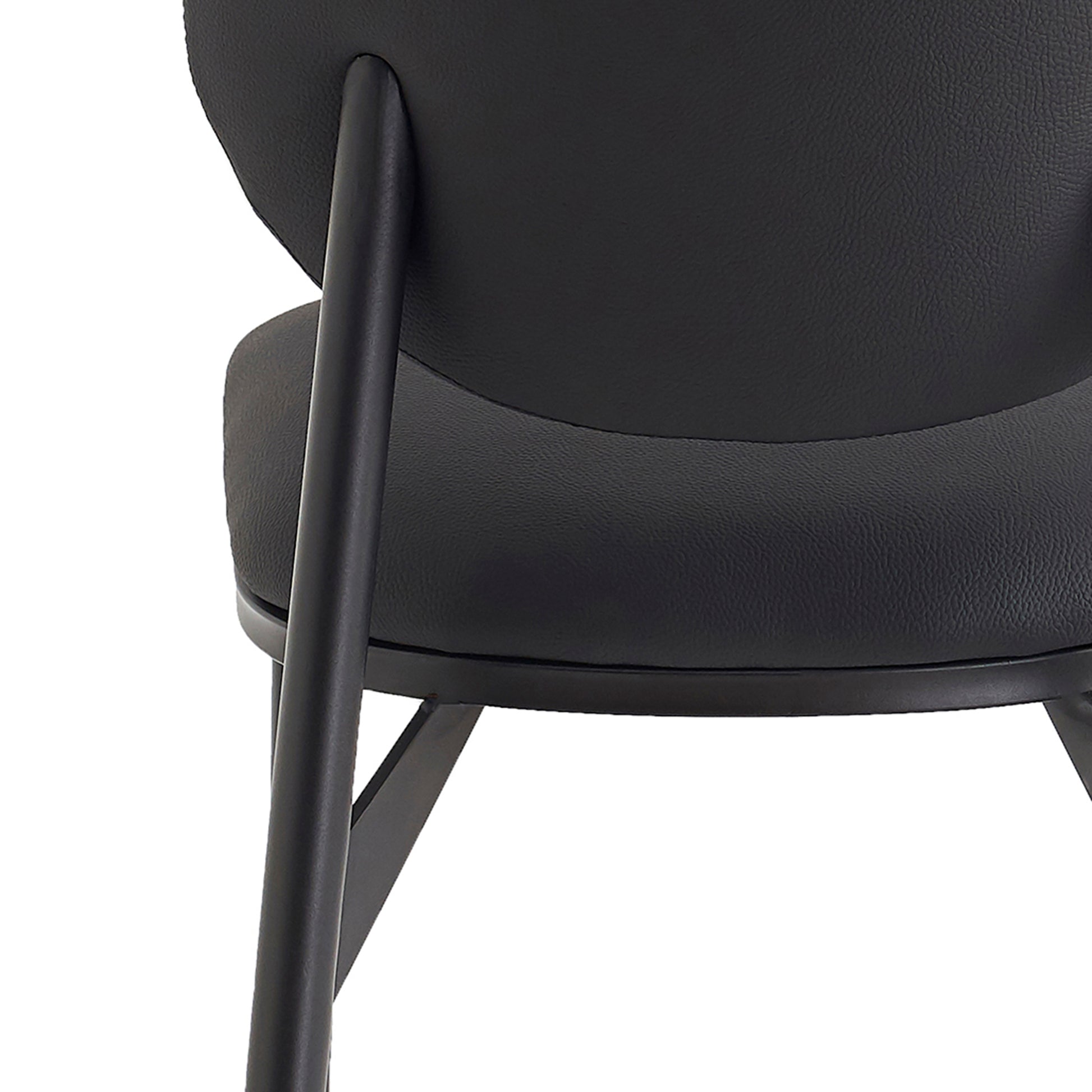 GIDEON-DINING CHAIR-BLACK-Dining Chair-DECOROLALA