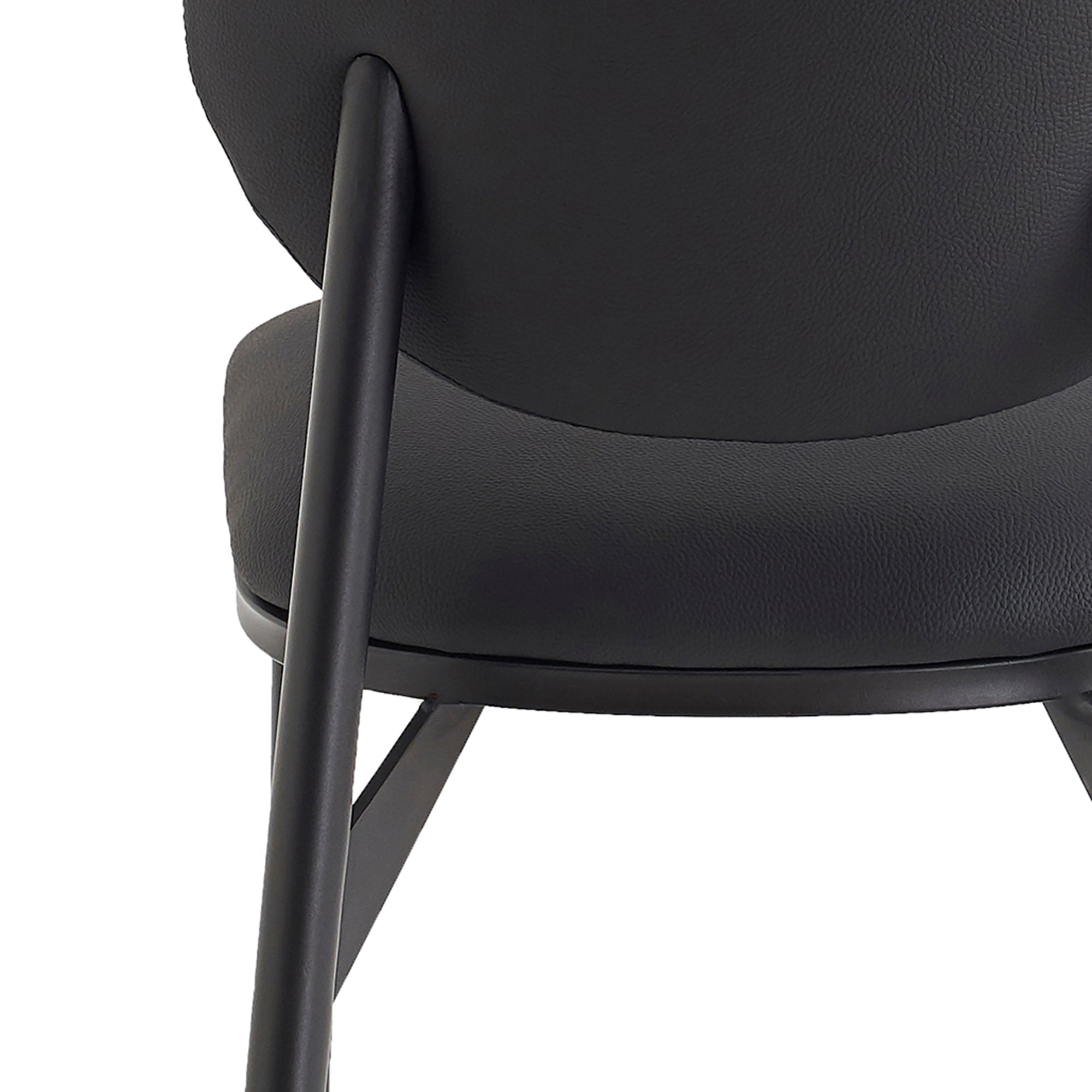 GIDEON-DINING CHAIR-BLACK-Dining Chair-DECOROLALA