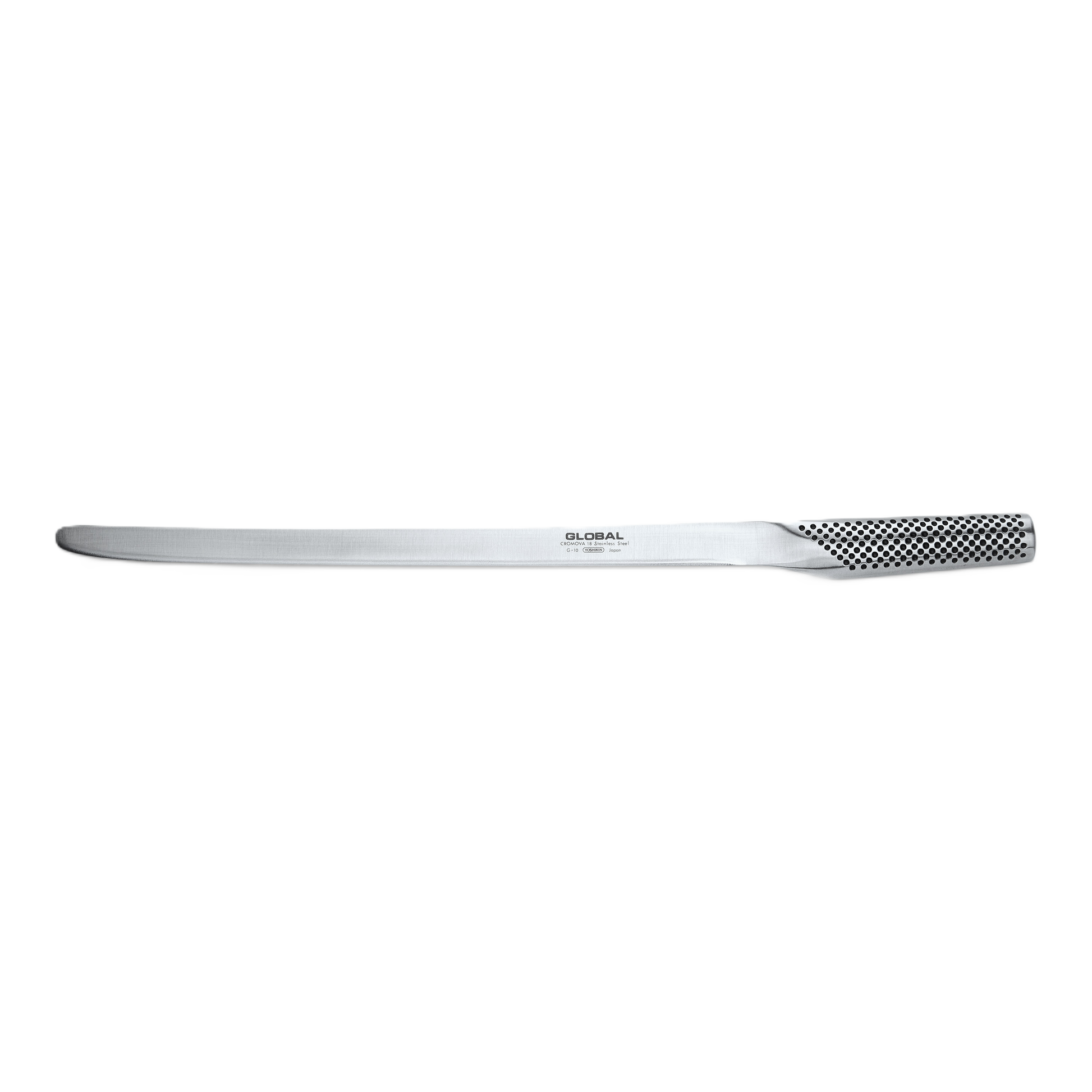 GLOBAL 12-Inch Ham & Salmon Slicer | Flexible Japanese Steel Knife-Kitchen Knives-DECOROLALA
