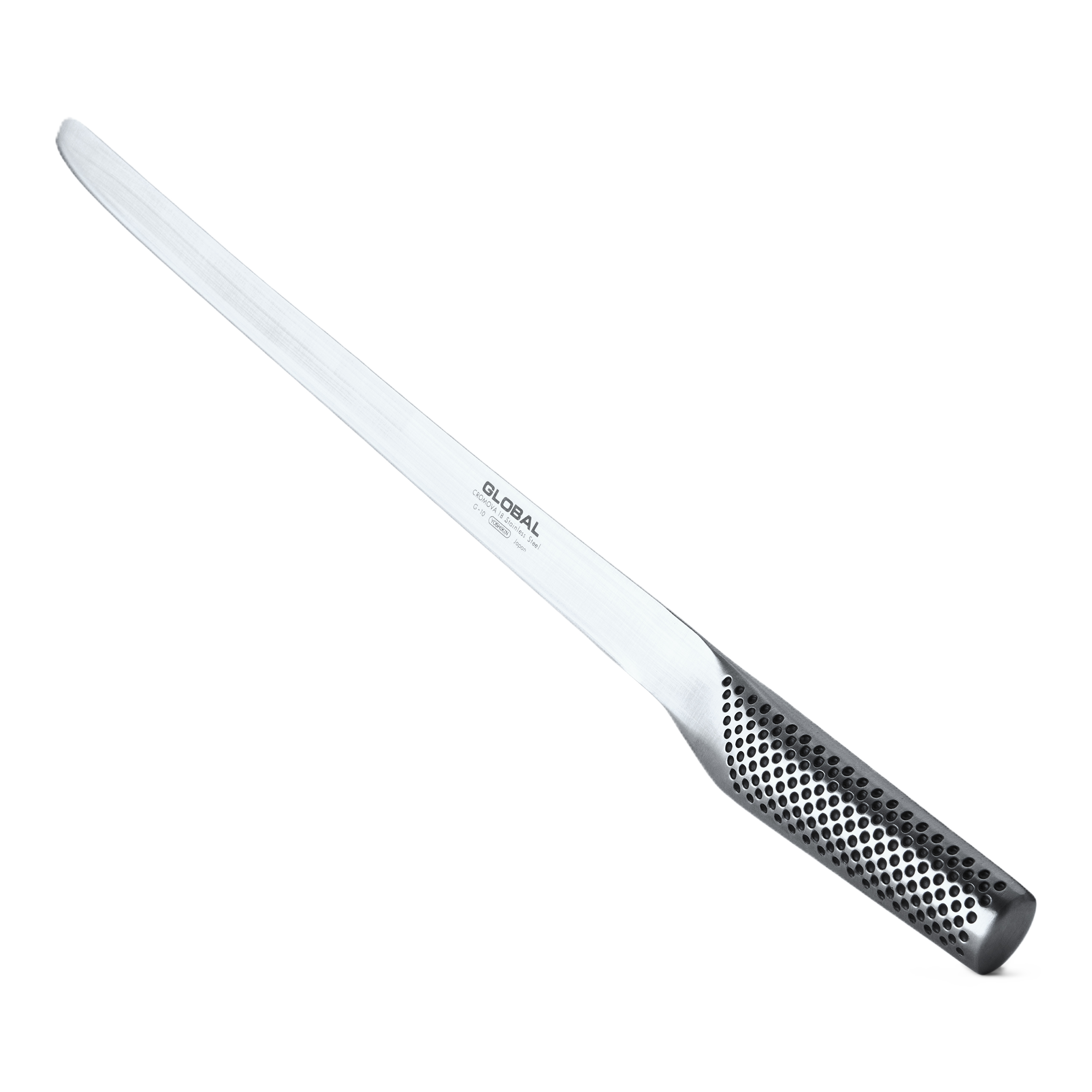 GLOBAL 12-Inch Ham & Salmon Slicer | Flexible Japanese Steel Knife-Kitchen Knives-DECOROLALA