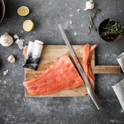 GLOBAL 12-Inch Ham & Salmon Slicer | Flexible Japanese Steel Knife-Kitchen Knives-DECOROLALA