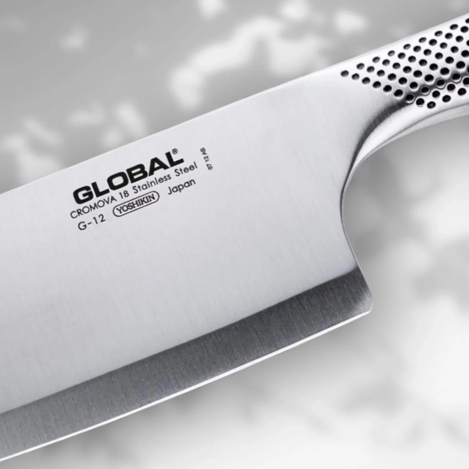 GLOBAL Meat Chopper 16cm – Compact Cleaver, CROMOVA 18 Steel, Japan-n/a-DECOROLALA