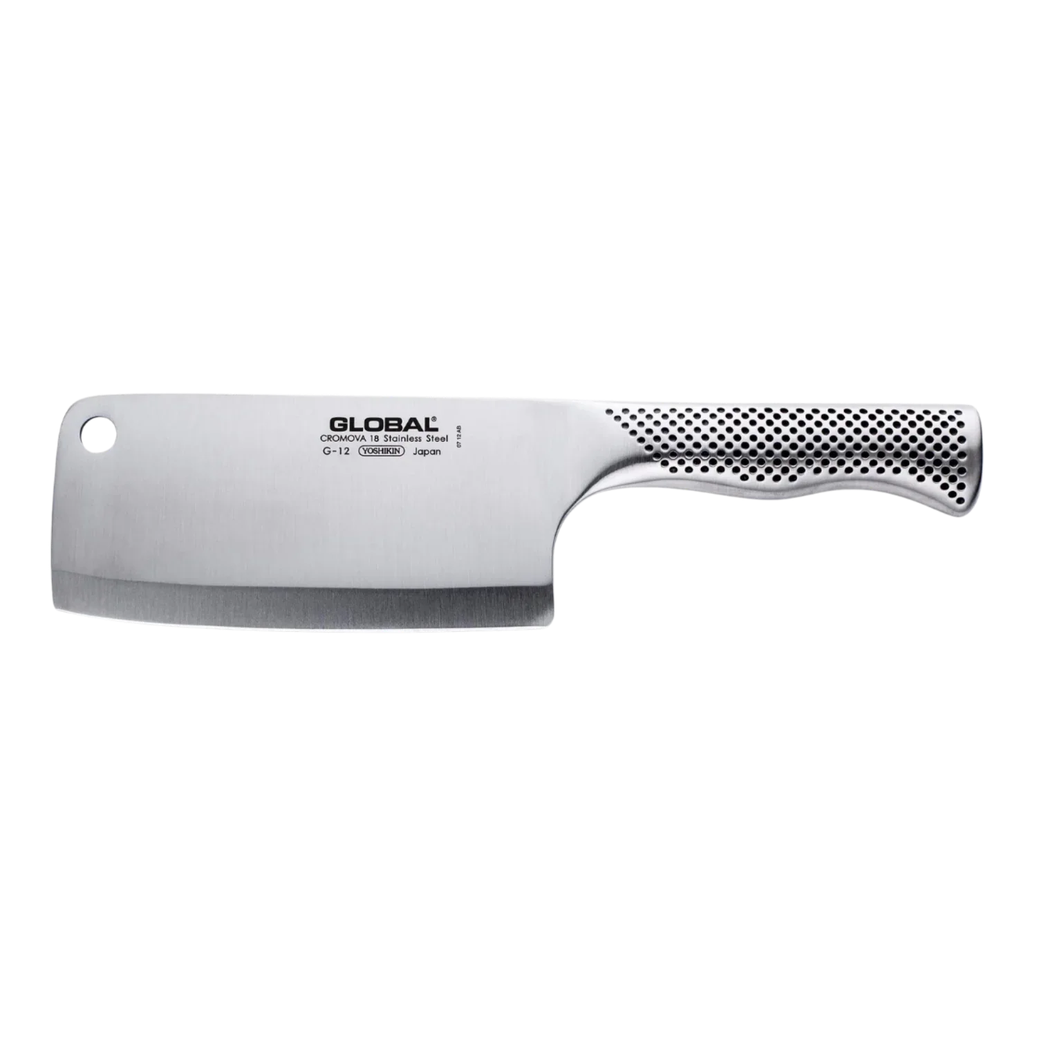 GLOBAL Meat Chopper 16cm – Compact Cleaver, CROMOVA 18 Steel, Japan-n/a-DECOROLALA