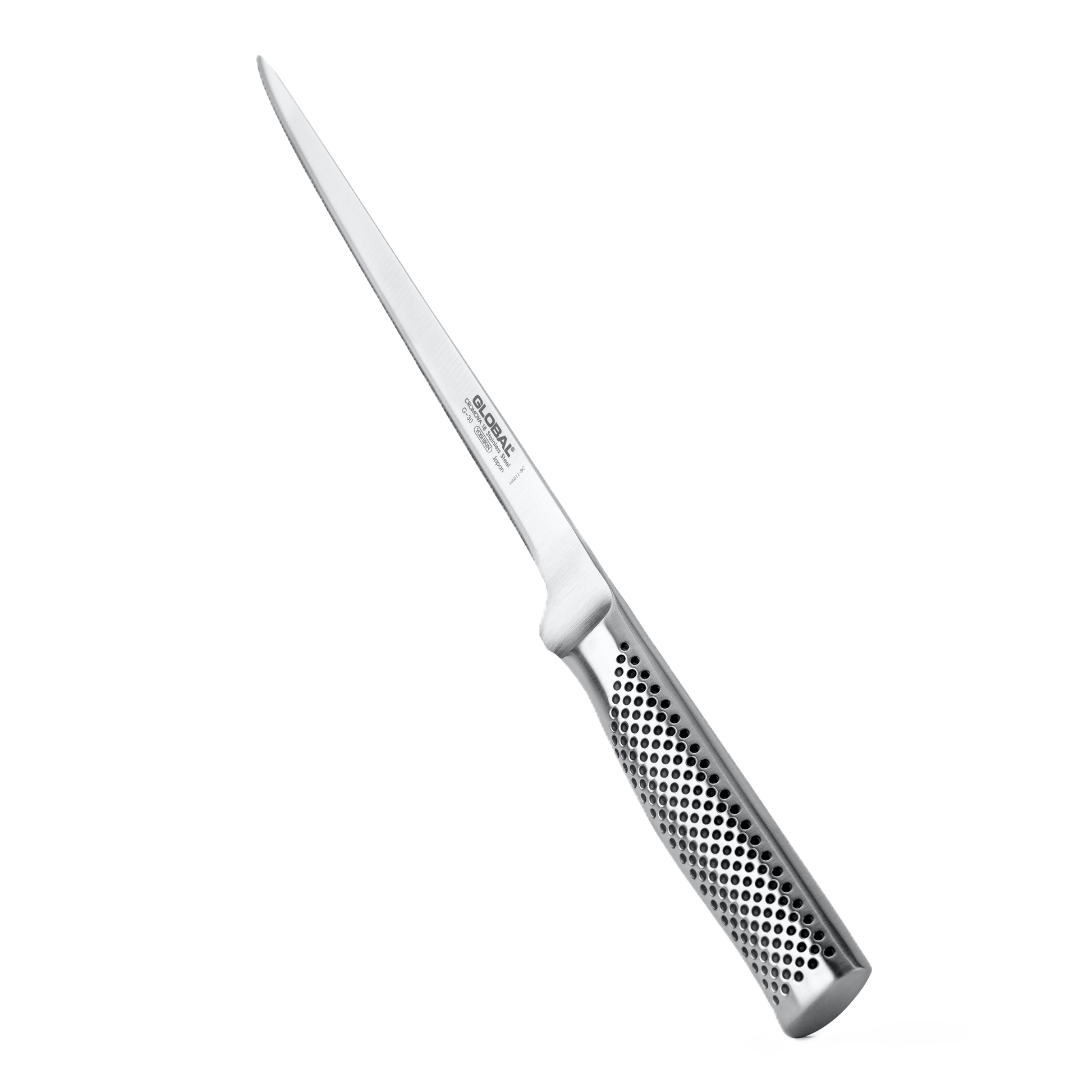 GLOBAL Swedish Filet Knife 8.3" – Flexible Blade, CROMOVA 18 Steel,Japan-Kitchen Knives-DECOROLALA