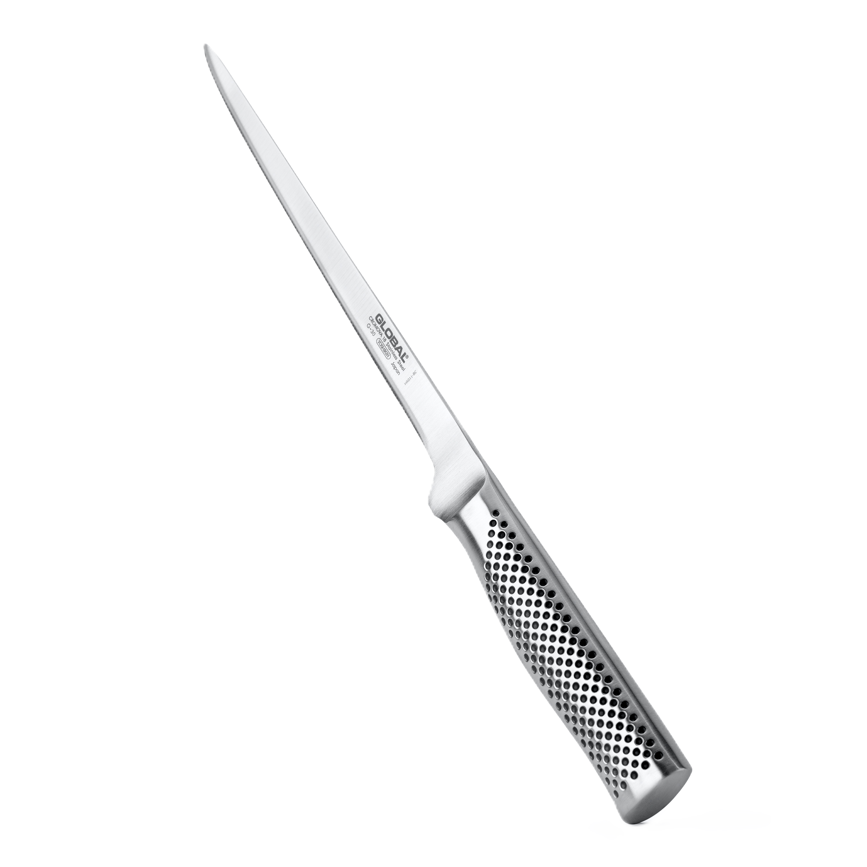 GLOBAL Swedish Filet Knife 8.3" – Flexible Blade, CROMOVA 18 Steel,Japan-Kitchen Knives-DECOROLALA