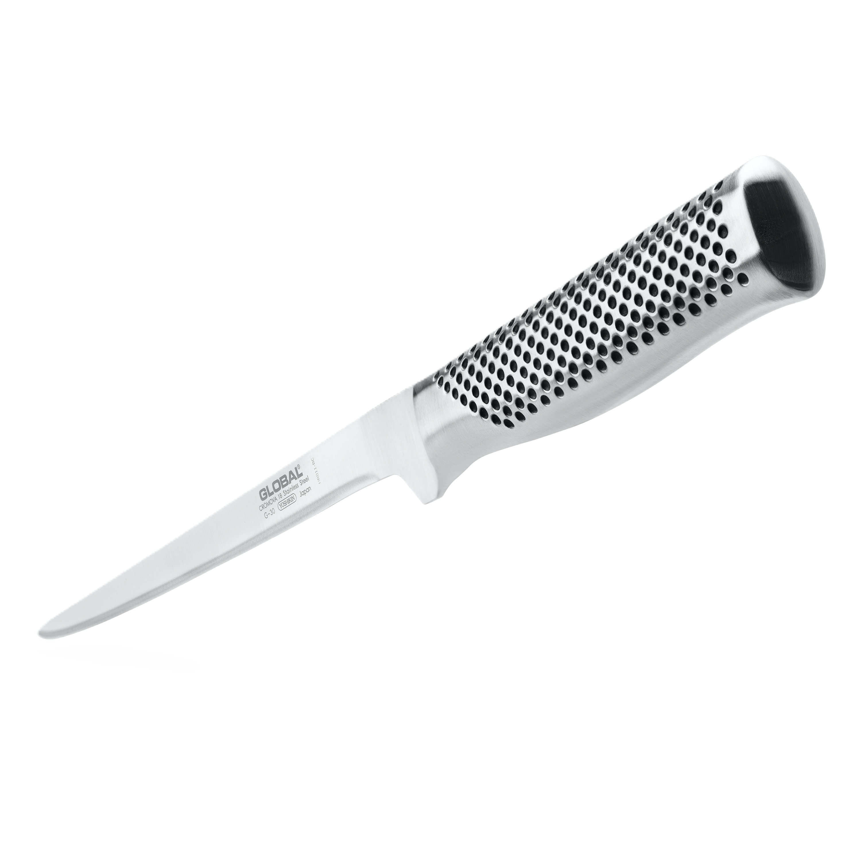 GLOBAL Swedish Filet Knife 8.3" – Flexible Blade, CROMOVA 18 Steel,Japan-Kitchen Knives-DECOROLALA