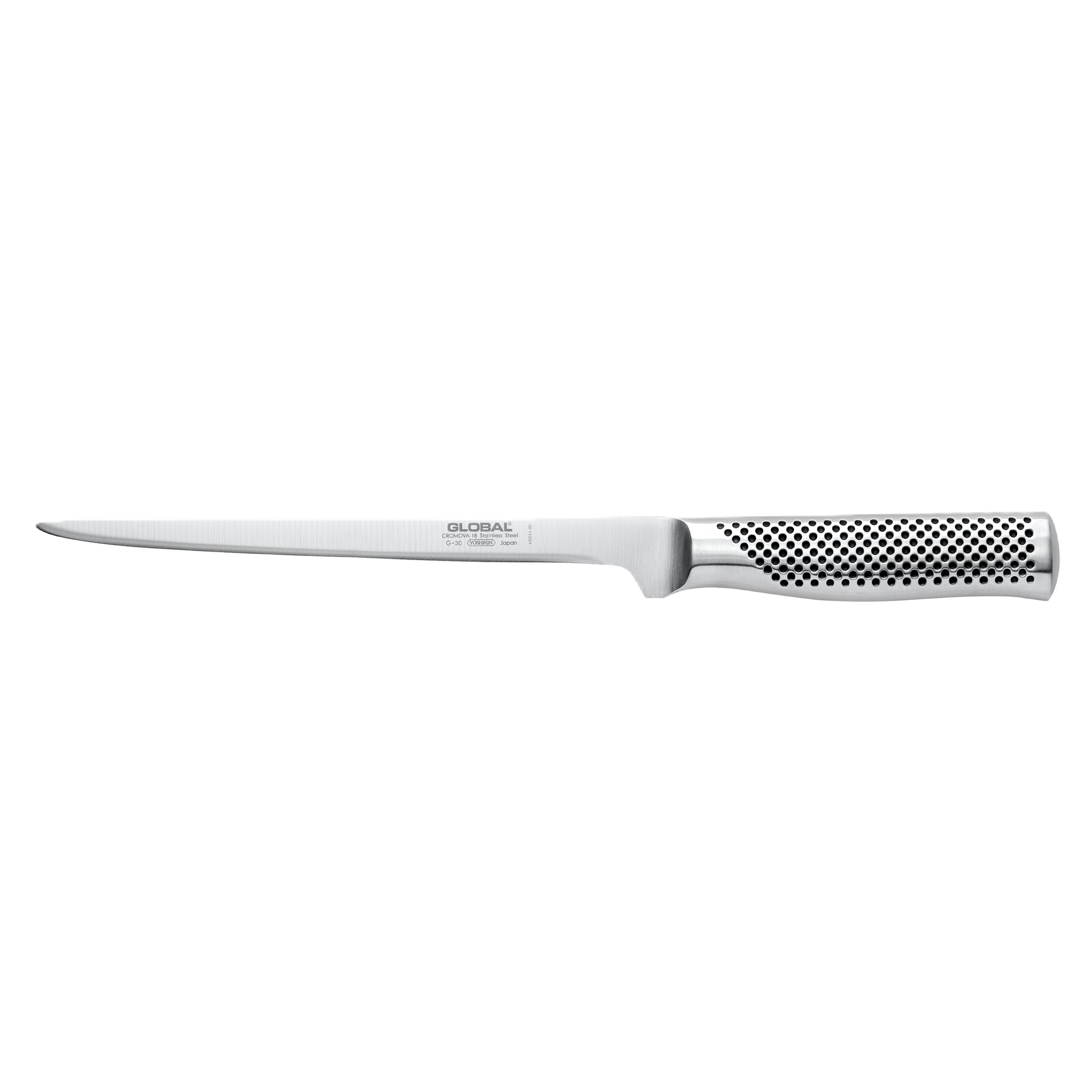 GLOBAL Swedish Filet Knife 8.3" – Flexible Blade, CROMOVA 18 Steel,Japan-Kitchen Knives-DECOROLALA