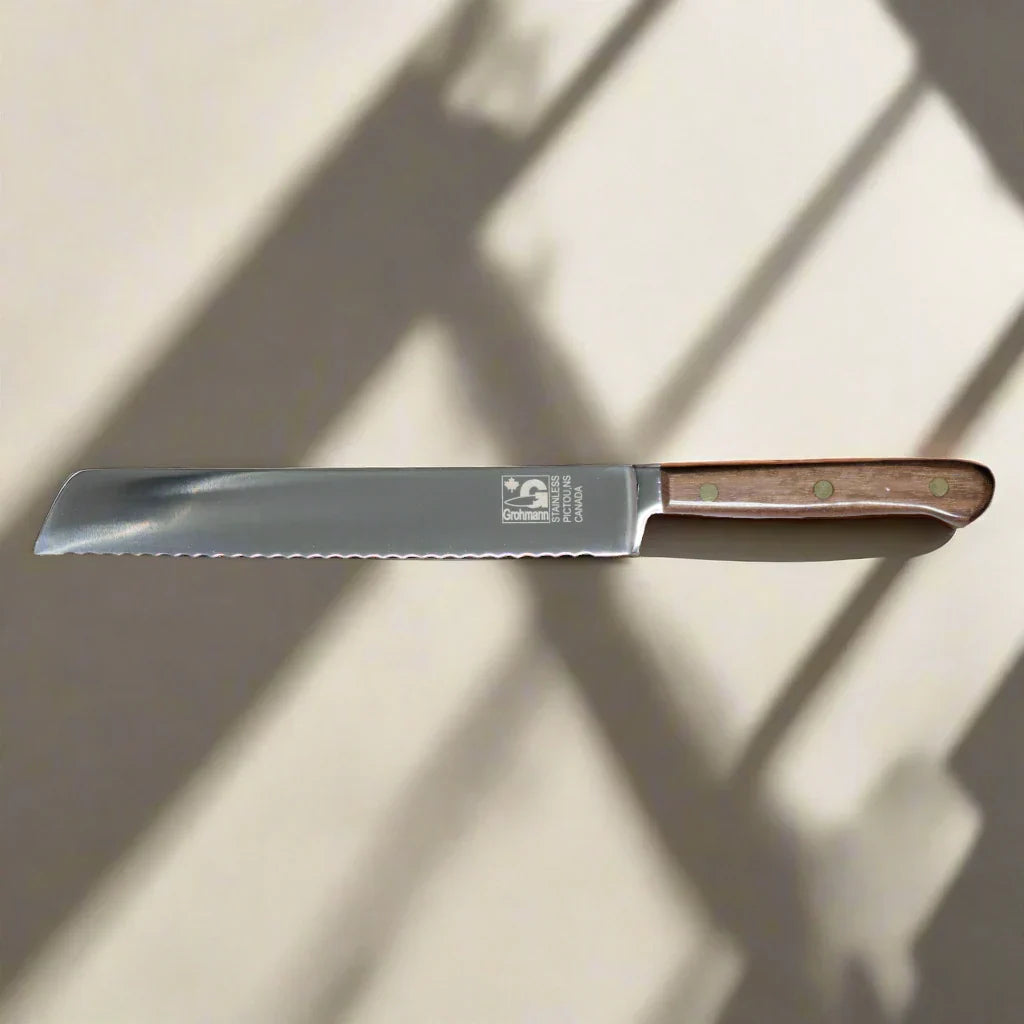 Grohmann Forged 8-Inch Bread Knife with Rosewood Handle-1