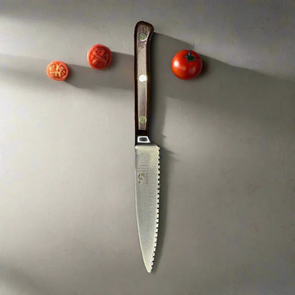 Grohmann Forged 4-Inch Tomato Knife with Rosewood Handle-1
