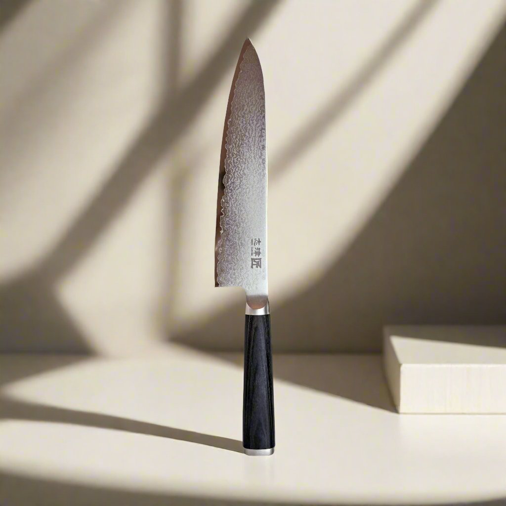 Miyako SUS 210mm Gyuto Knife | 33 Layer Damascus Steel Blade – Made in Japan-2