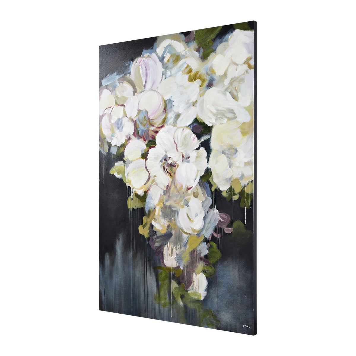 Gables 48" Wide Canvas Art, Off-white-Canvas Prints-DECOROLALA