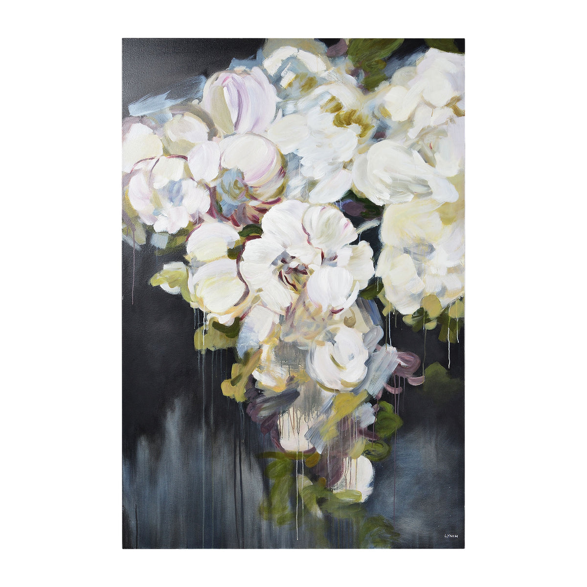 Gables 48" Wide Canvas Art, Off-white-Canvas Prints-DECOROLALA