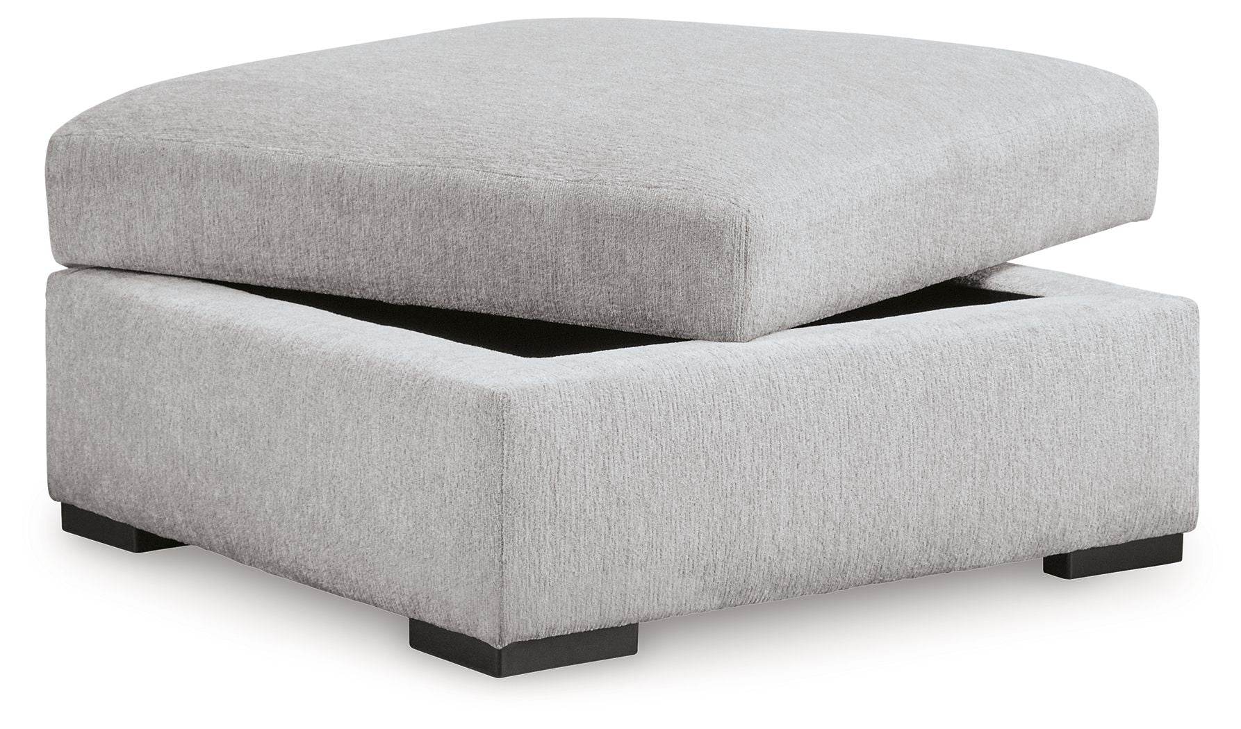 Gabyleigh Ottoman With Storage - Nickel-Storage Ottomans-DECOROLALA
