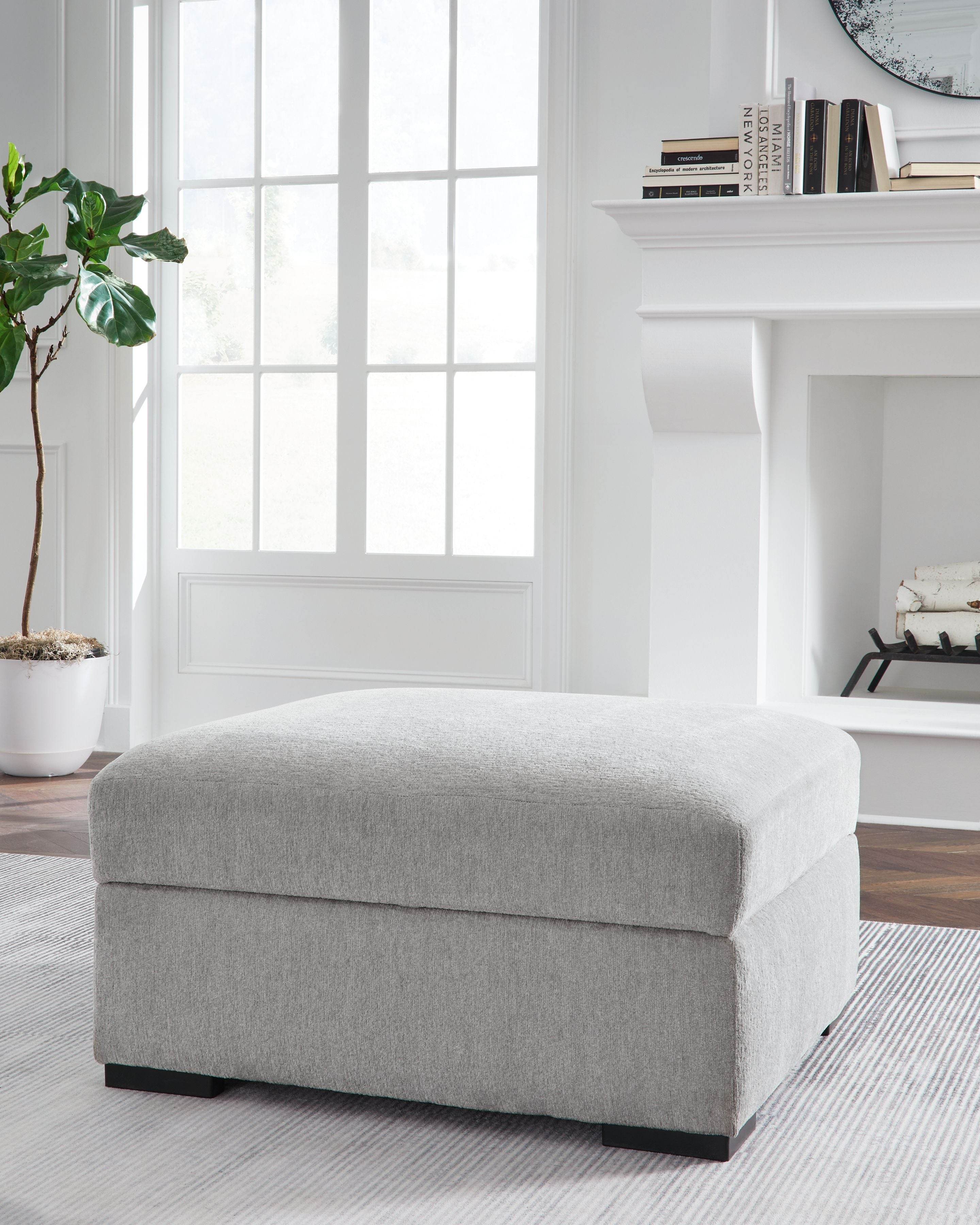 Gabyleigh Ottoman With Storage - Nickel-Storage Ottomans-DECOROLALA