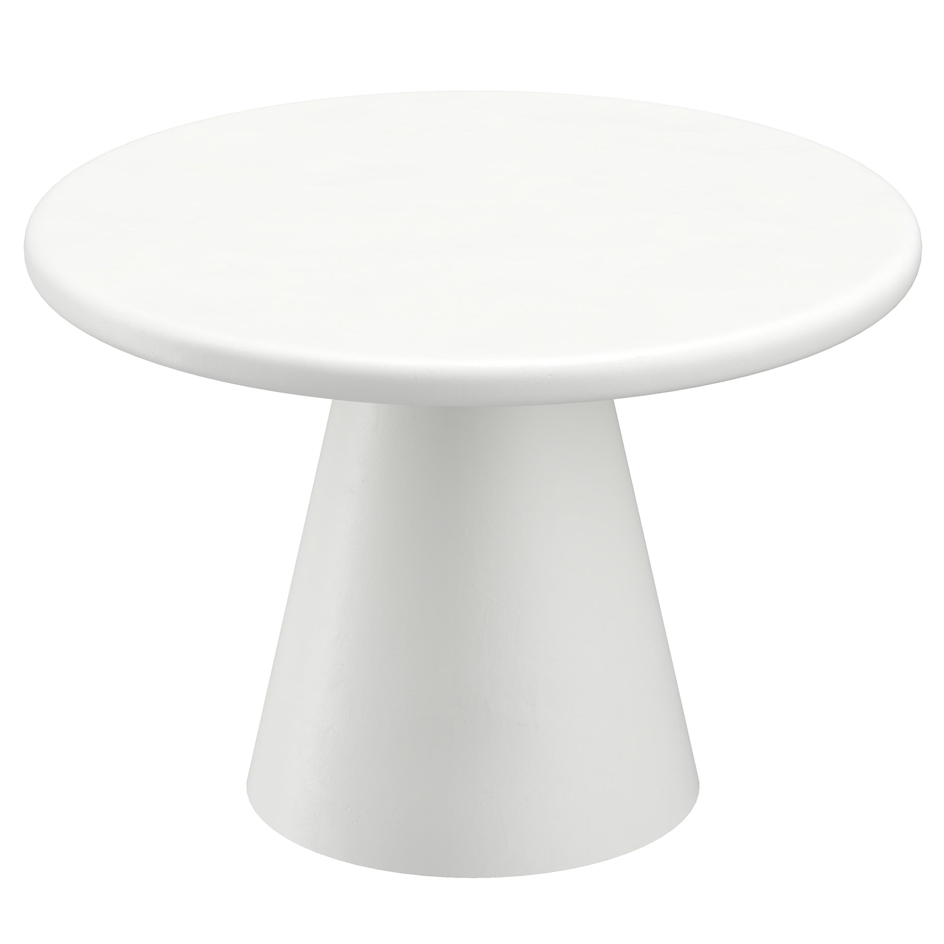 Galio Amara 5-Piece Dining Set - White Cement Finish Chenille-DECOROLALA