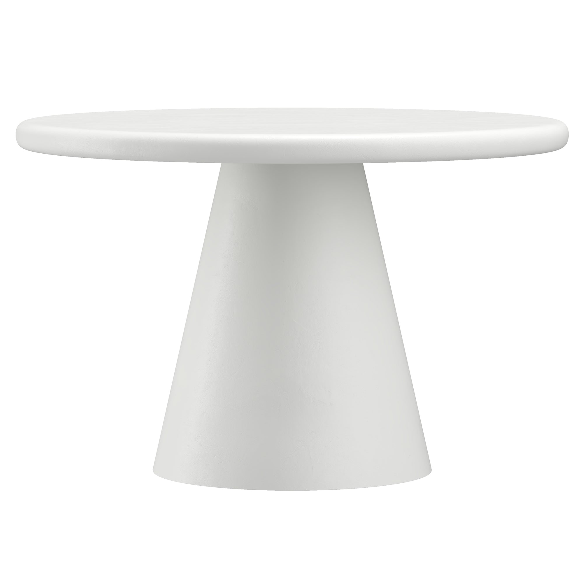Galio Amara 5-Piece Dining Set - White Cement Finish Chenille-DECOROLALA