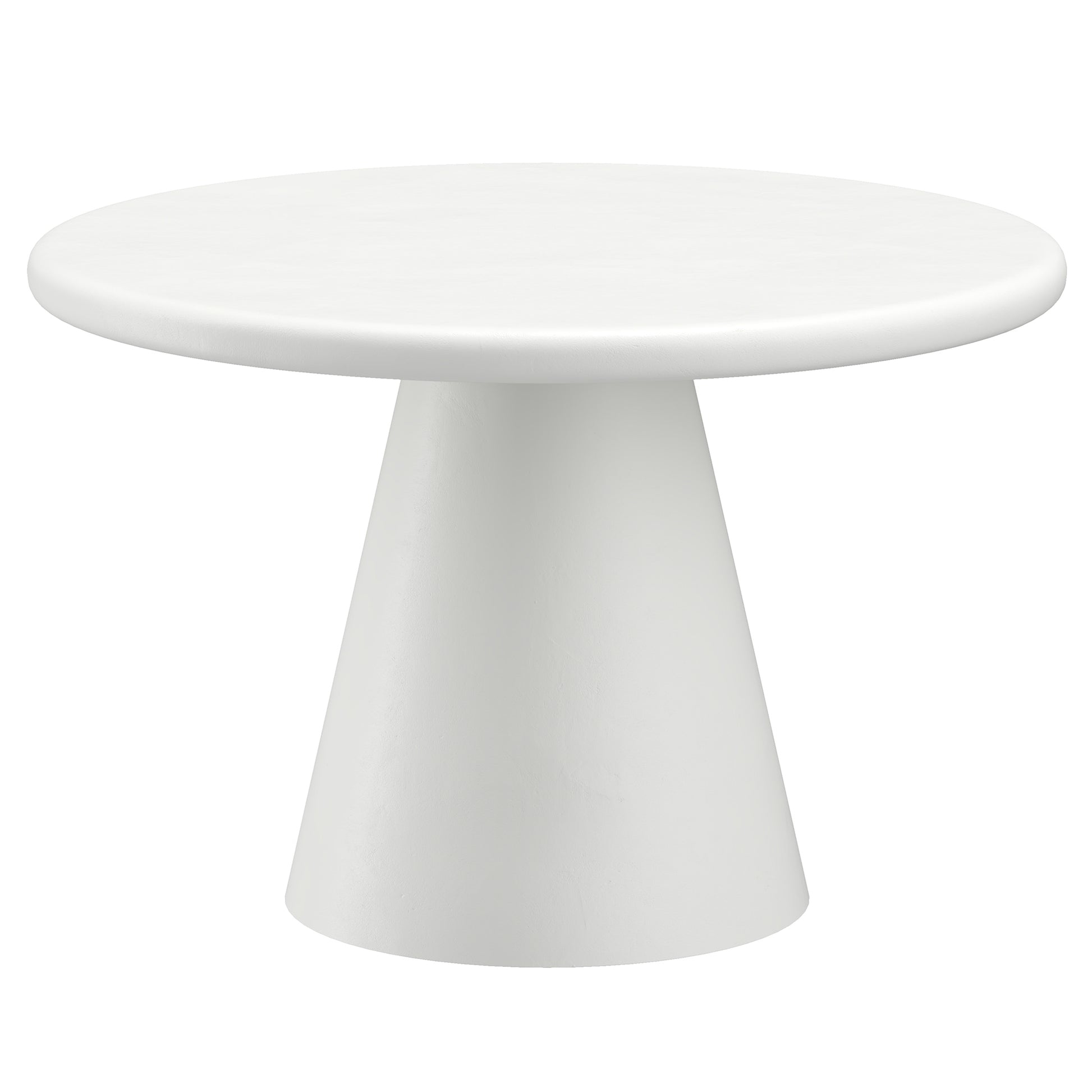 Galio Dining Table - White Cement Finish Modern Contemporary-DECOROLALA