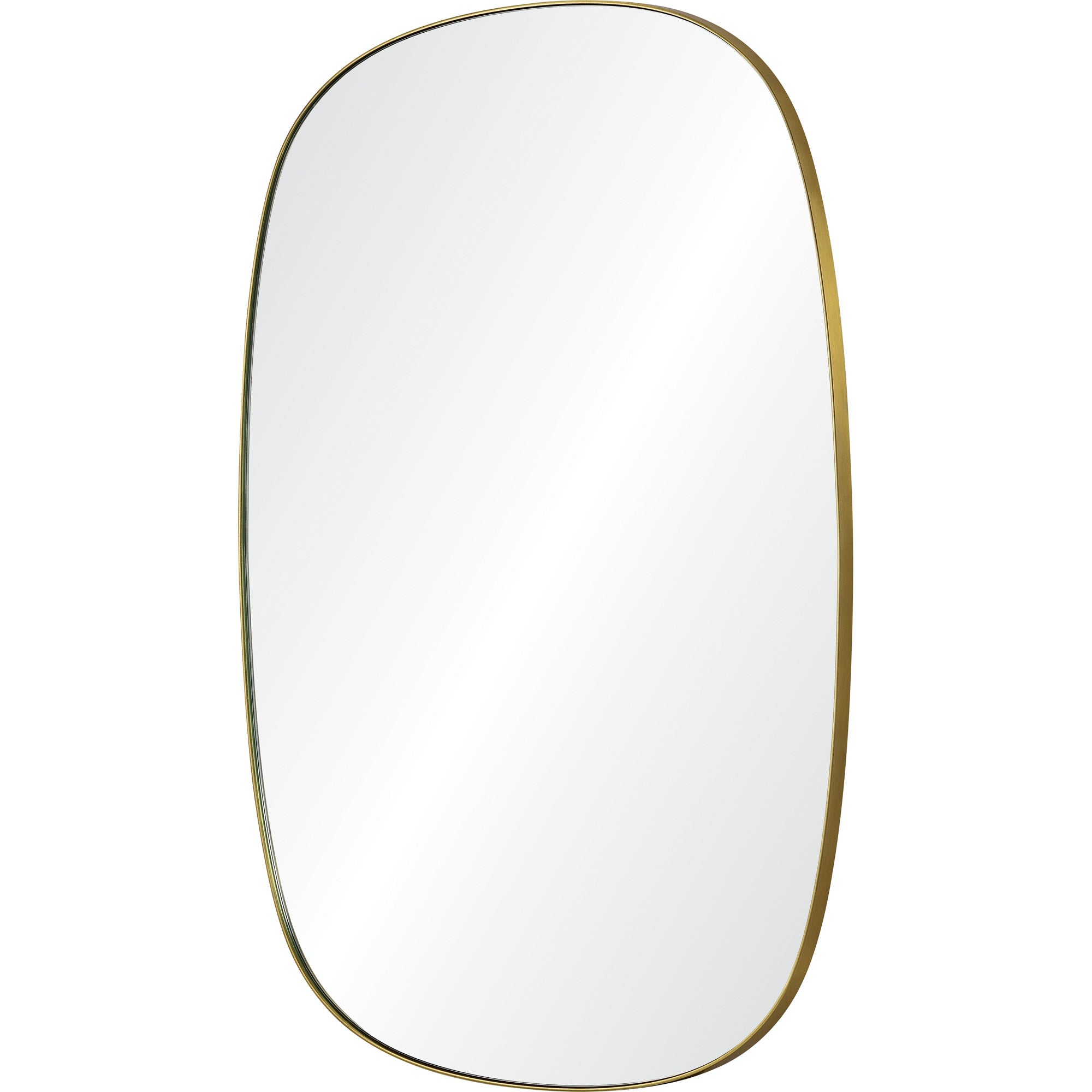 Gallegos 36" Tall Rectangle Wall Mirror, Yellow-Mirror-DECOROLALA