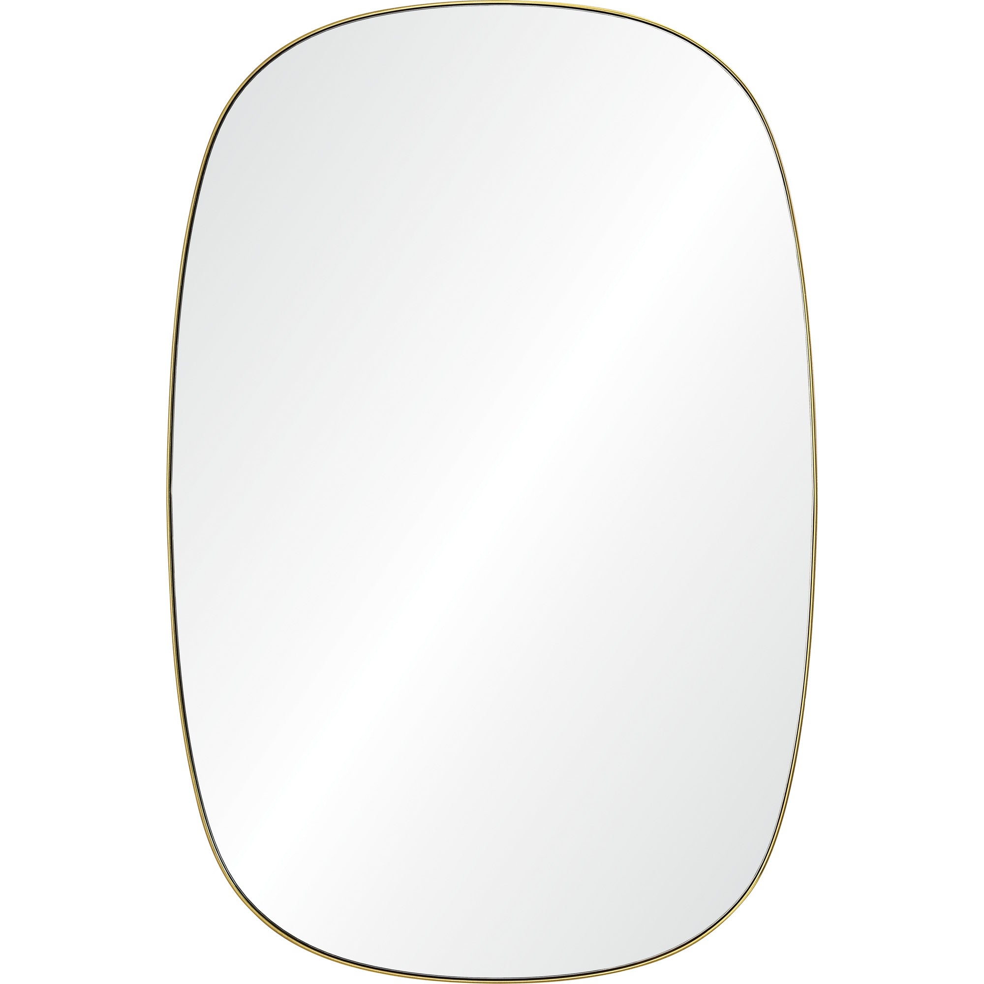 Gallegos 36" Tall Rectangle Wall Mirror, Yellow-Mirror-DECOROLALA