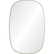 Gallegos 36" Tall Rectangle Wall Mirror, Yellow-Mirrors-DECOROLALA