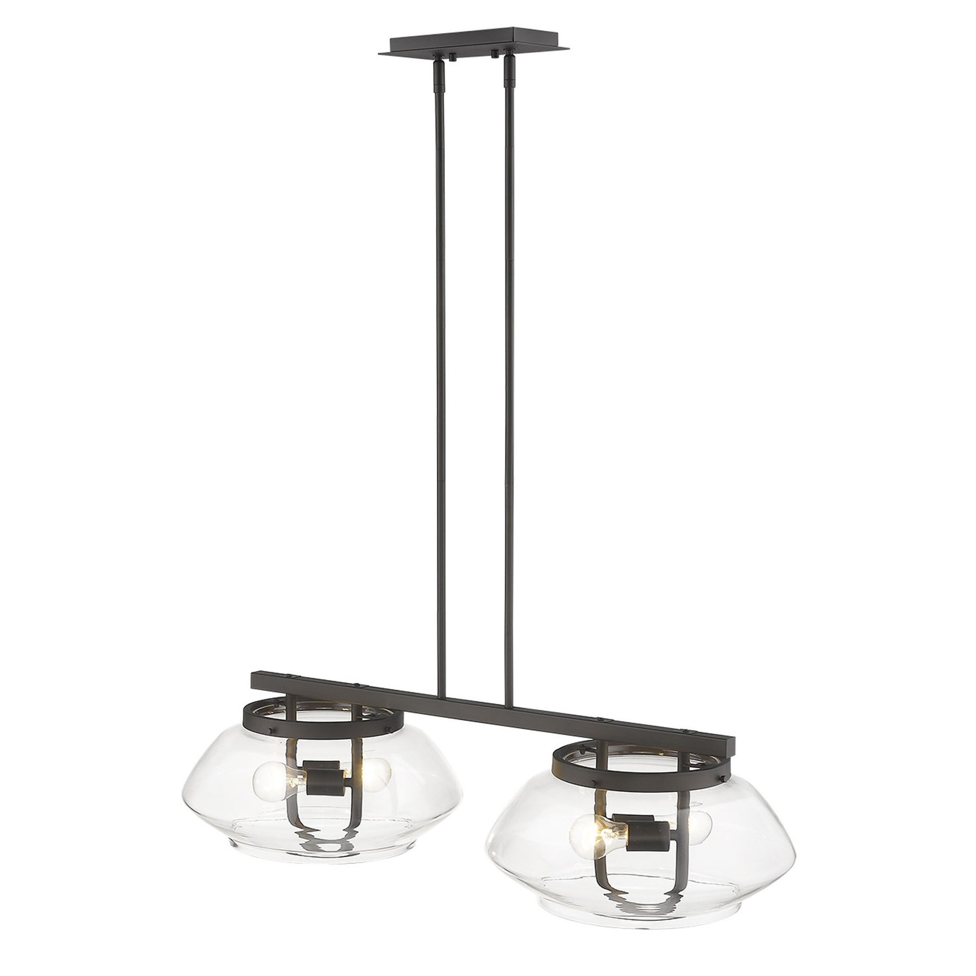 Garner 4-Light Oil-Rubbed Bronze Island Pendant-Pendants-Hanging Lights-DECOROLALA