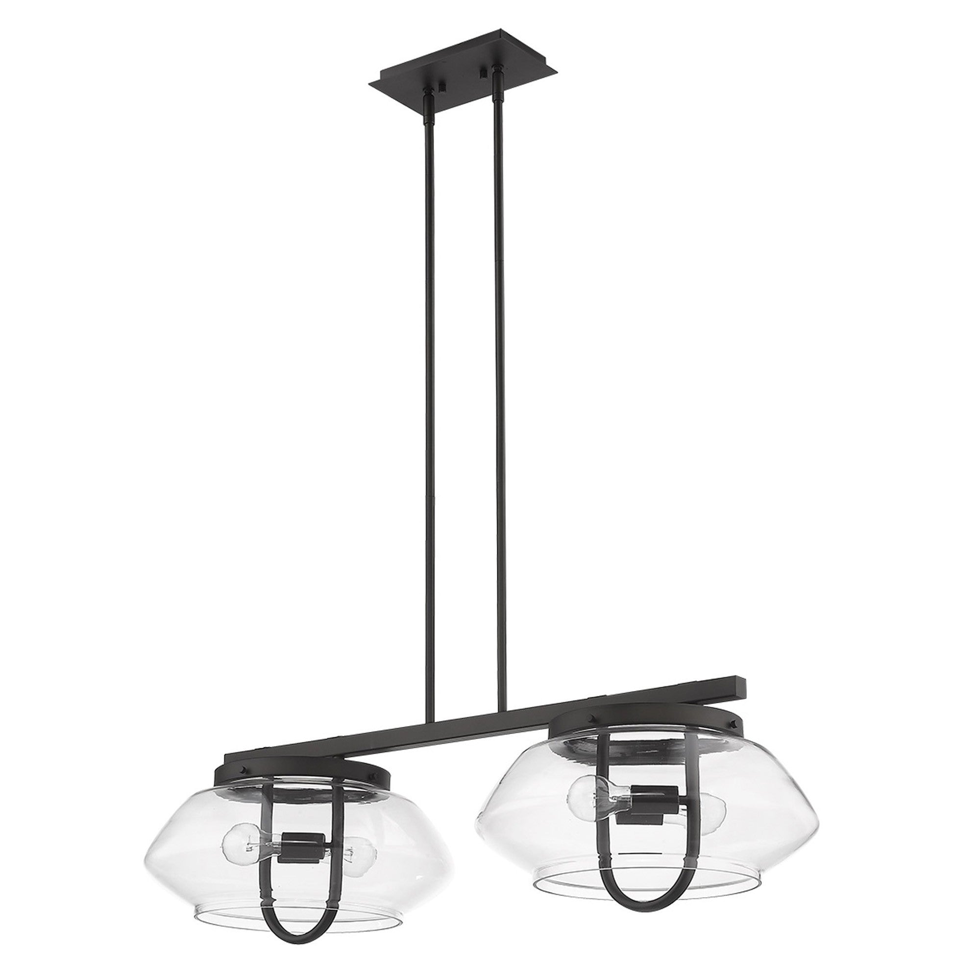 Garner 4-Light Oil-Rubbed Bronze Island Pendant-Pendants-Hanging Lights-DECOROLALA