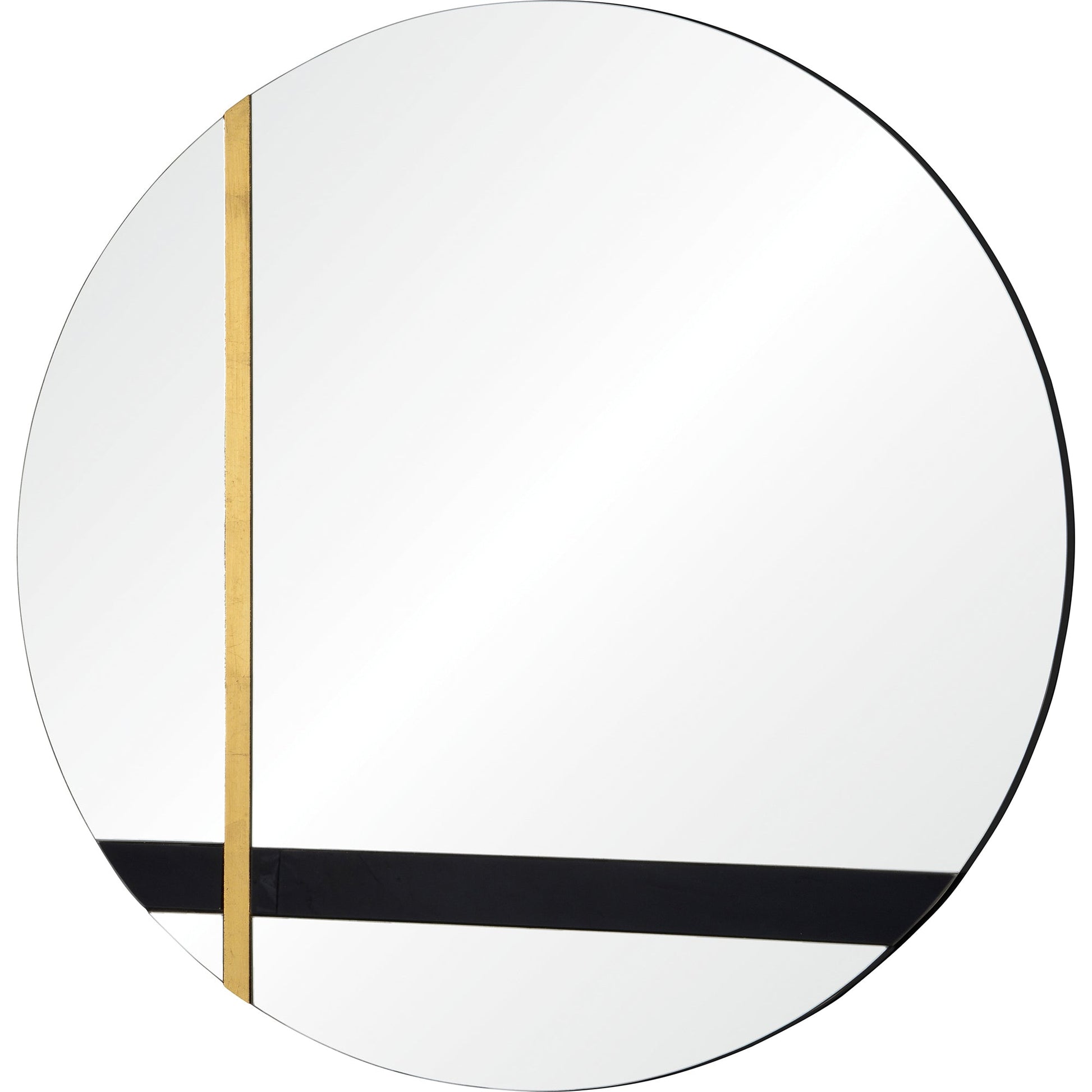Gavin 30" Tall Round Wall Mirror-Mirror-DECOROLALA