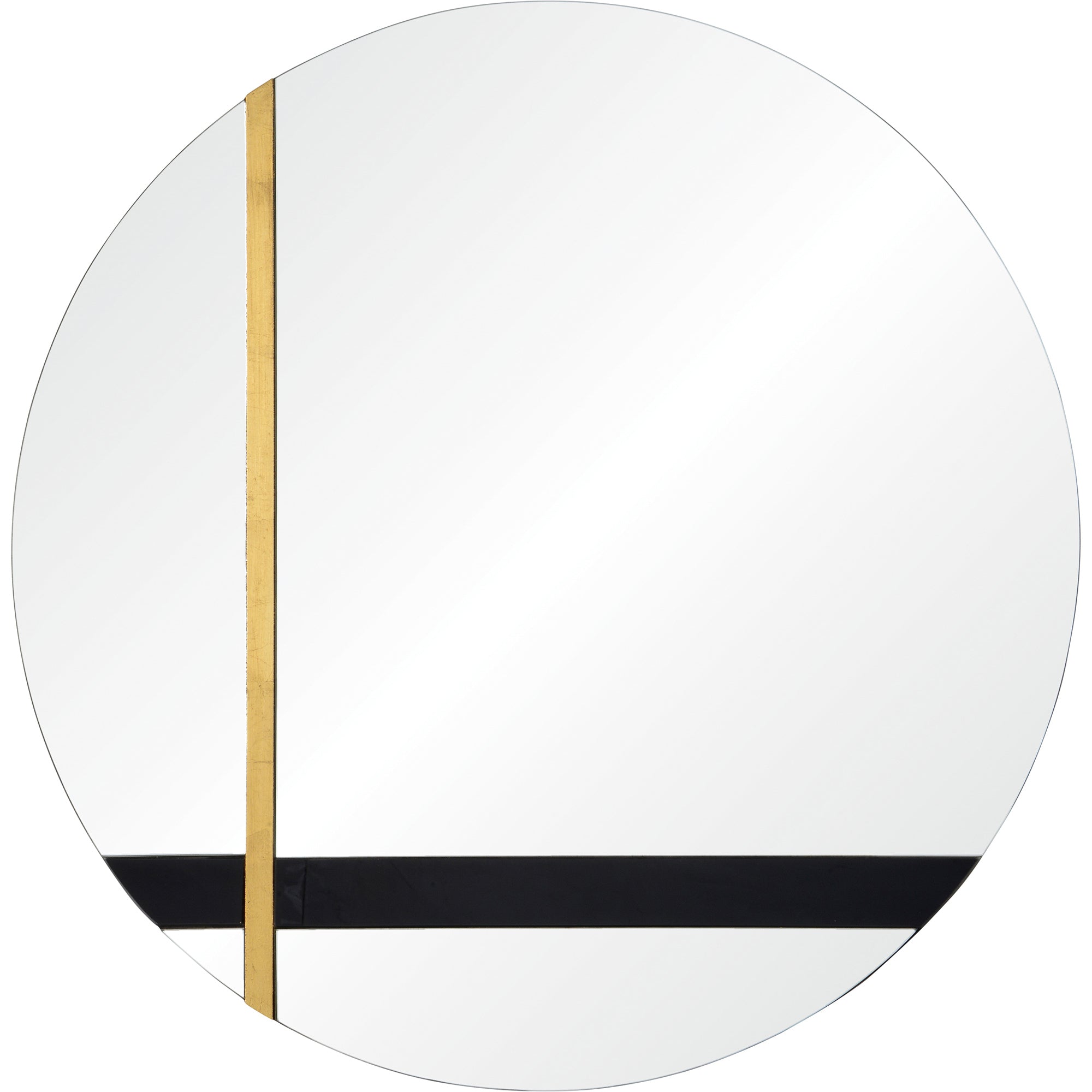 Gavin 30" Tall Round Wall Mirror-Mirror-DECOROLALA