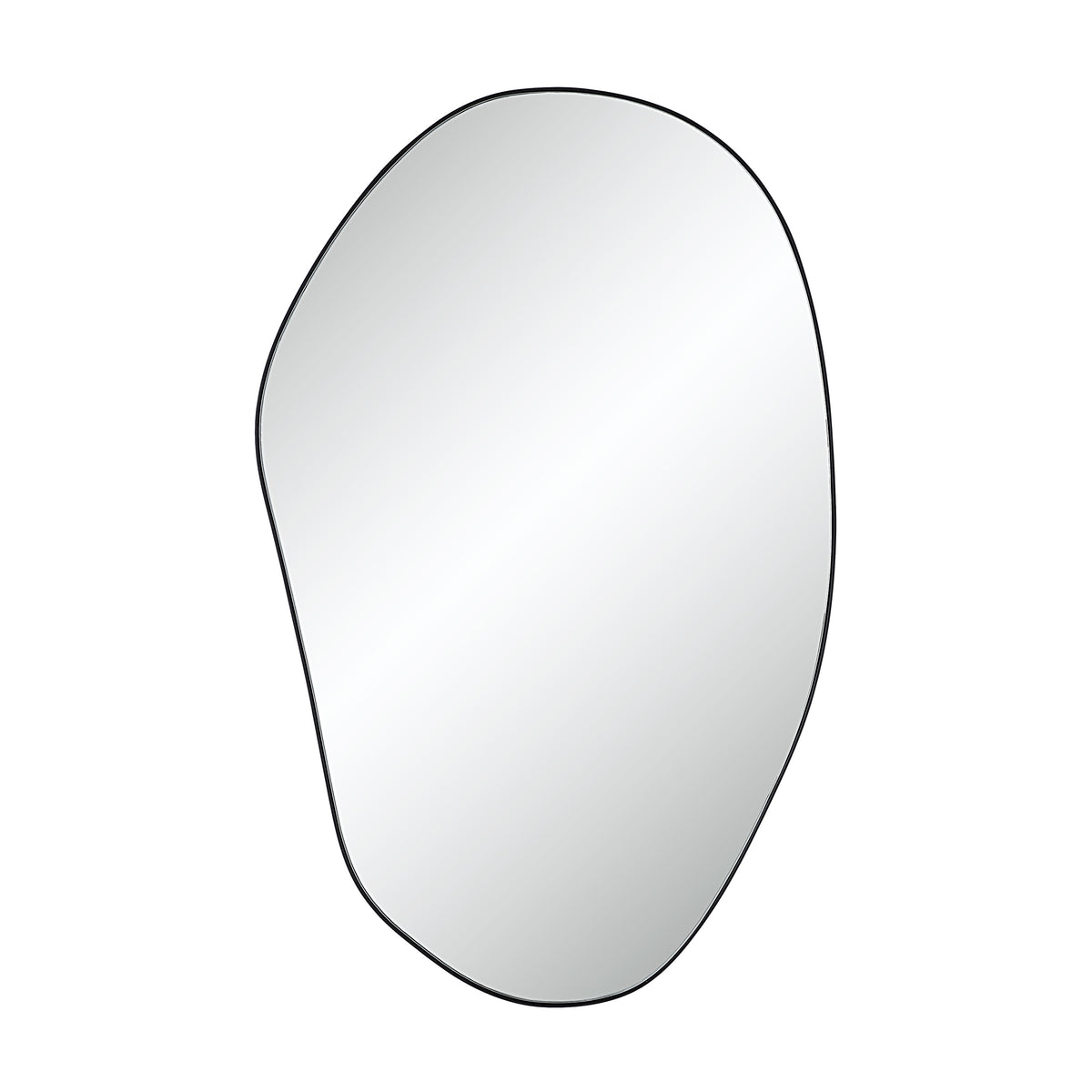 Gela 36" H x 23" W Wall Mirror, Black-Mirrors-DECOROLALA