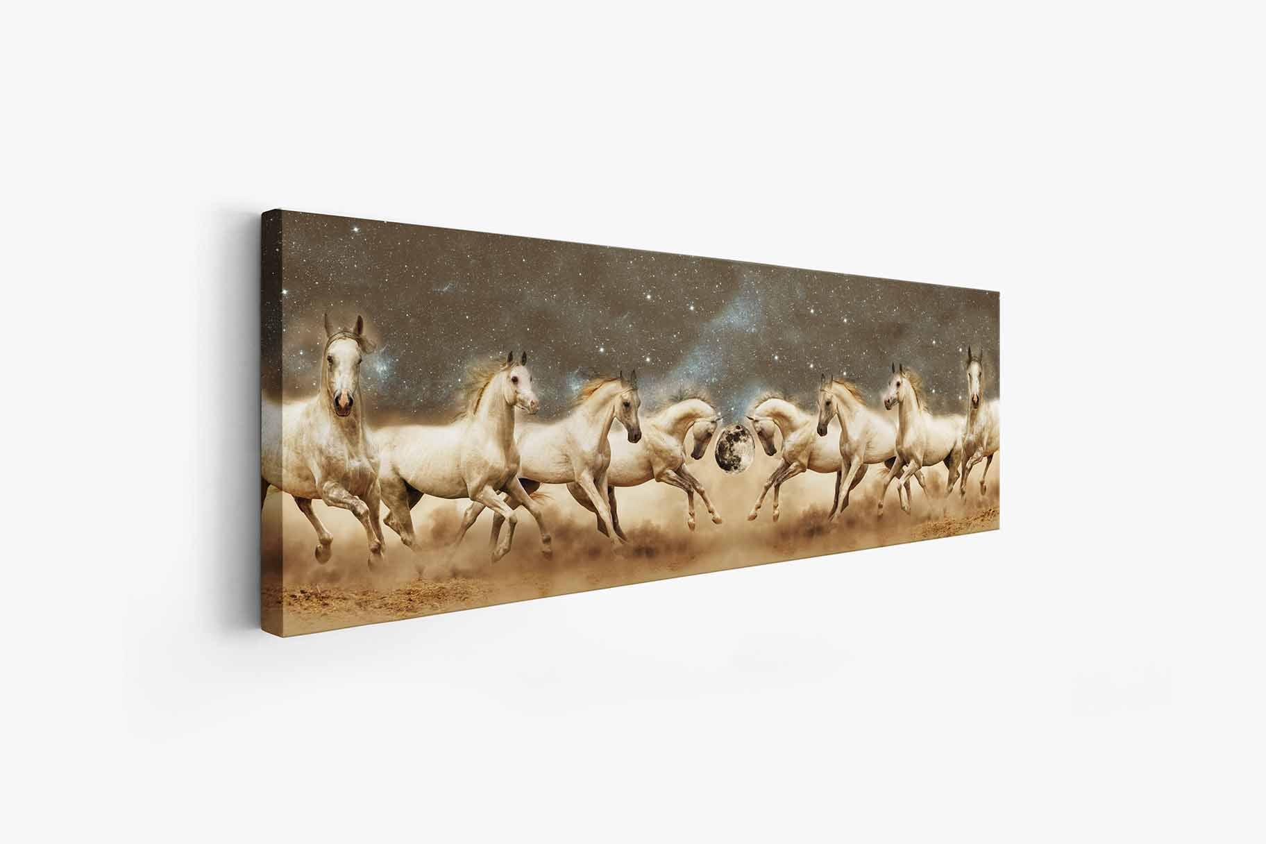 Genesis of a Unicorn Fine-Horse Canvas 72x24-Wall Art-DECOROLALA