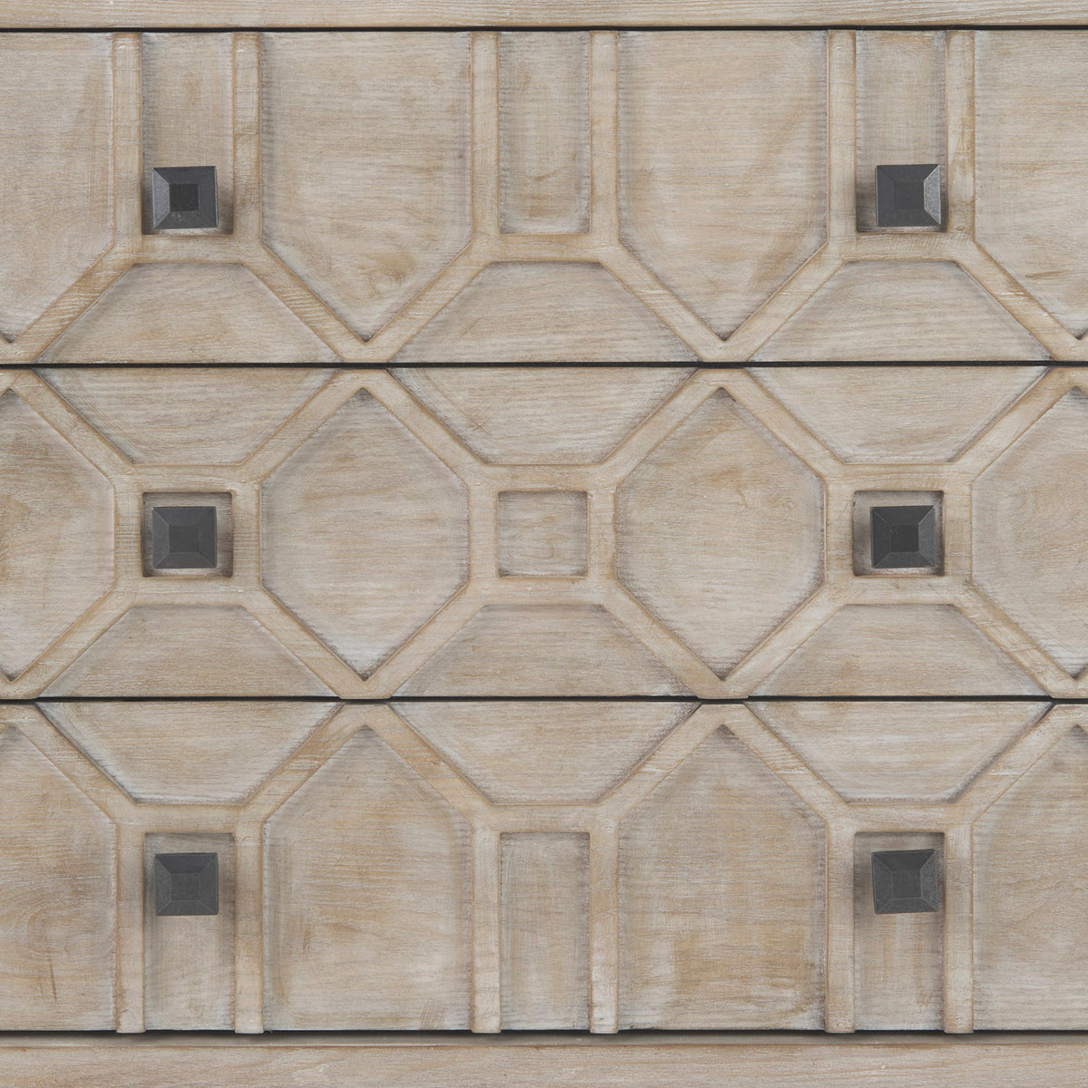 Genevieve I 3 Drawer Accent Cabinet - Light Brown Fir Veneer-Accent Cabinets & Chests-DECOROLALA