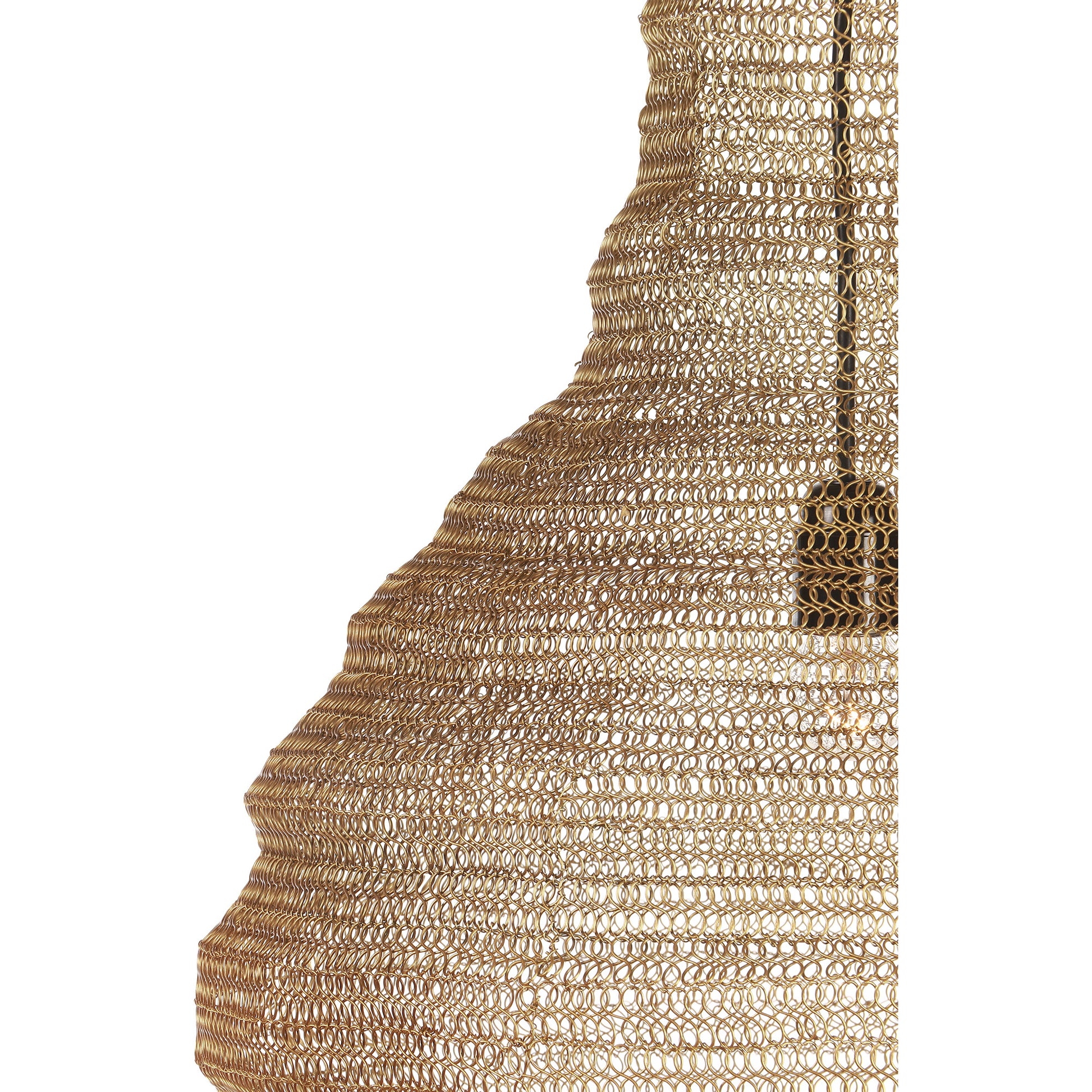 Gere 131" Length Ceiling Fixture, Gold-Ceiling Fixture-DECOROLALA