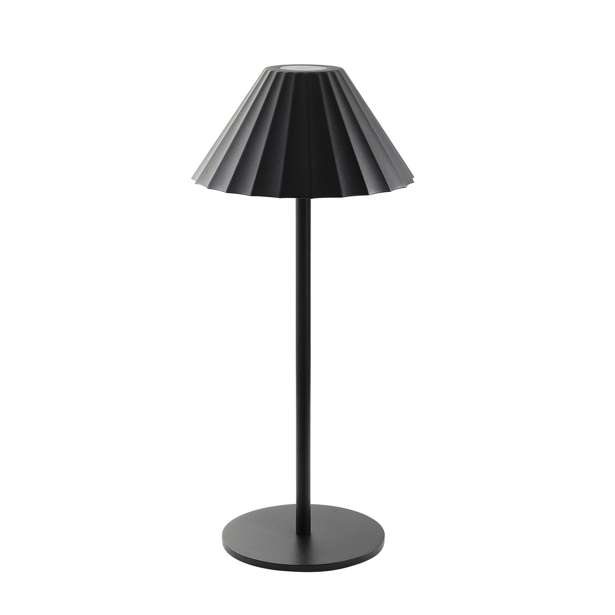 Giada 12.6" LED Table Lamp, Dimmable, Black-Table Lamp-DECOROLALA