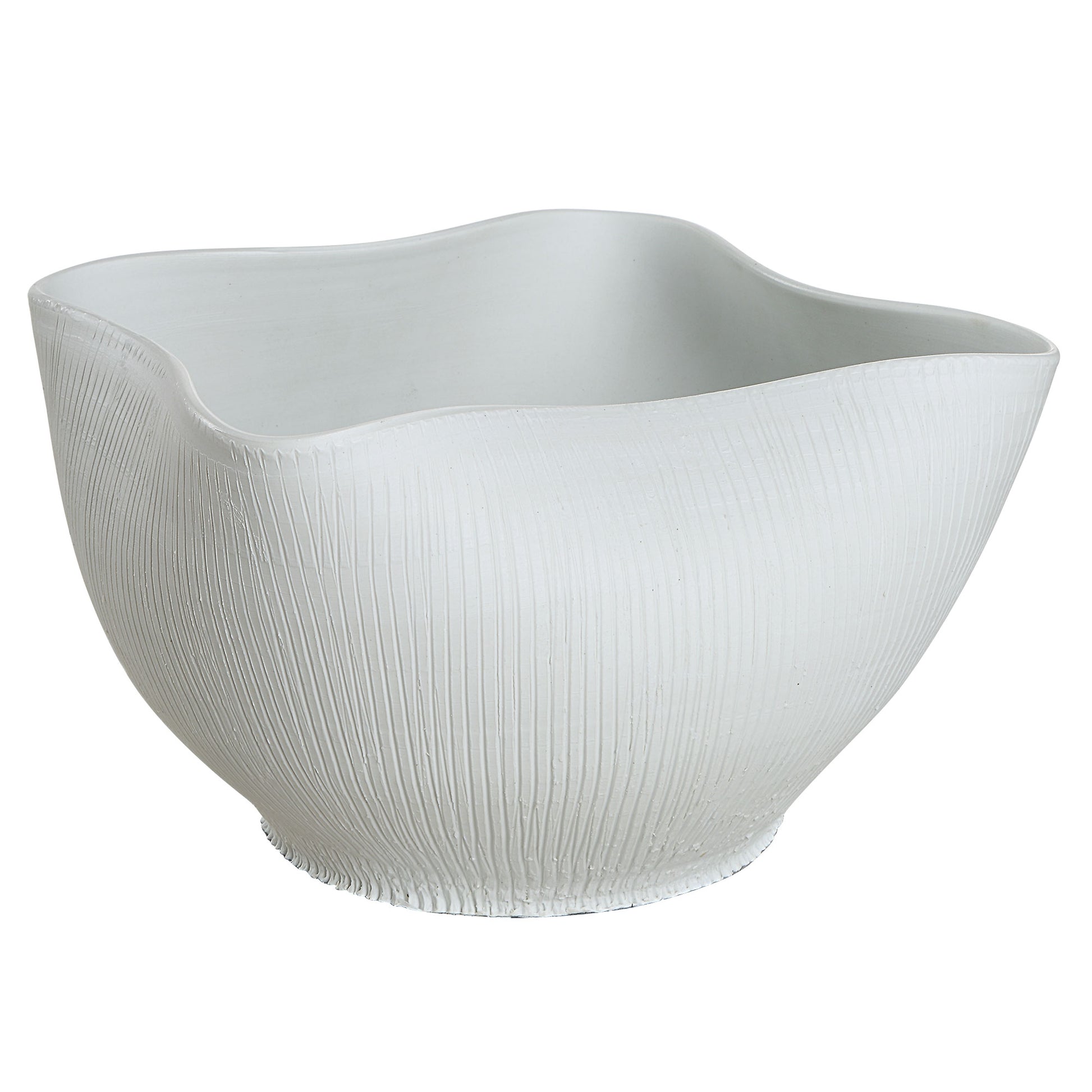 Gigi Indoor Ceramic Bowl, Off-White-Bowl-DECOROLALA