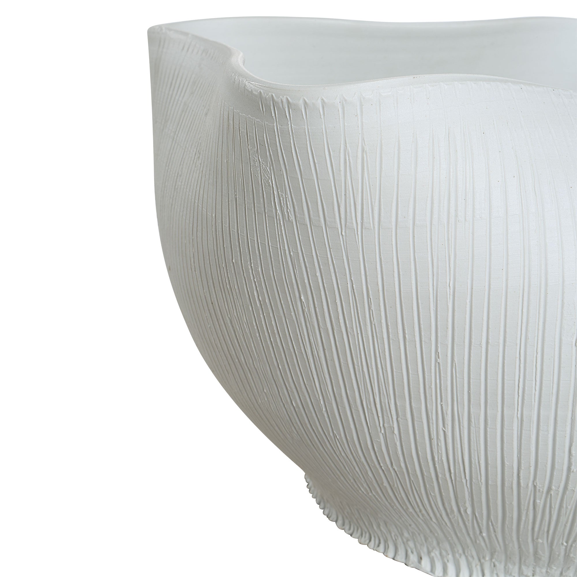 Gigi Indoor Ceramic Bowl, Off-White-Bowl-DECOROLALA