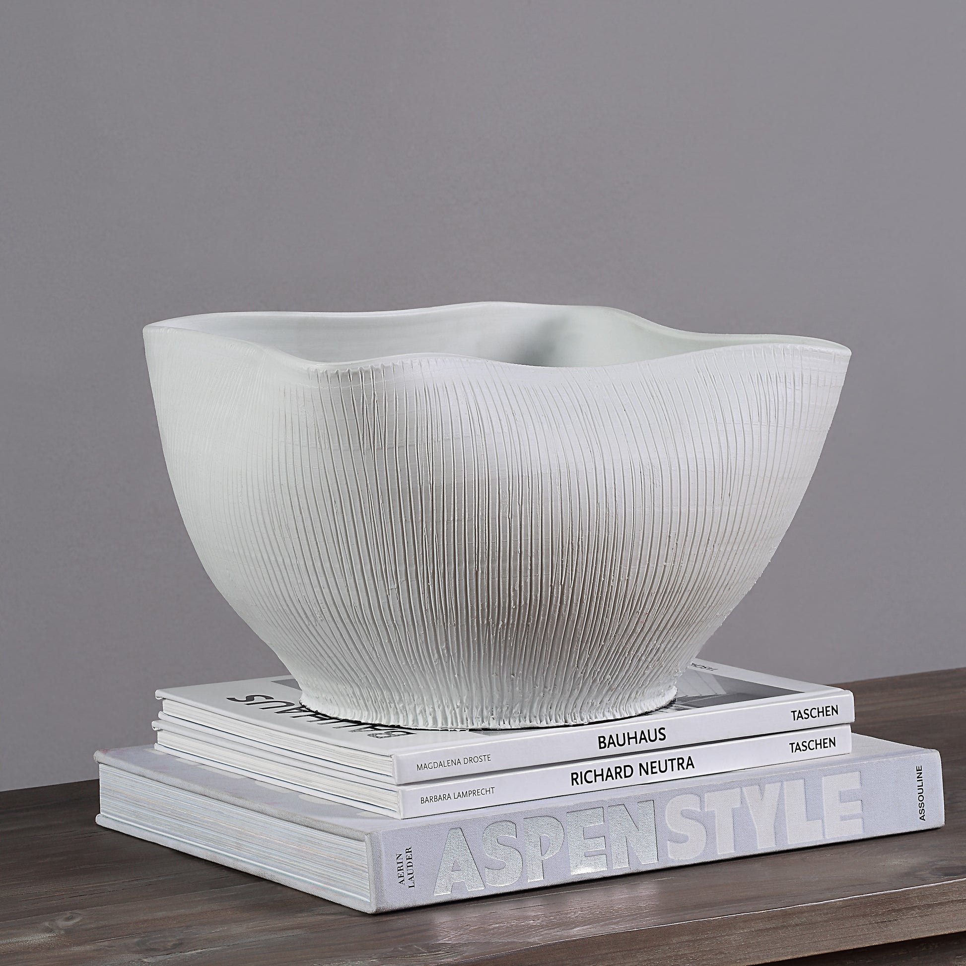 Gigi Indoor Ceramic Bowl, Off-White-Bowl-DECOROLALA