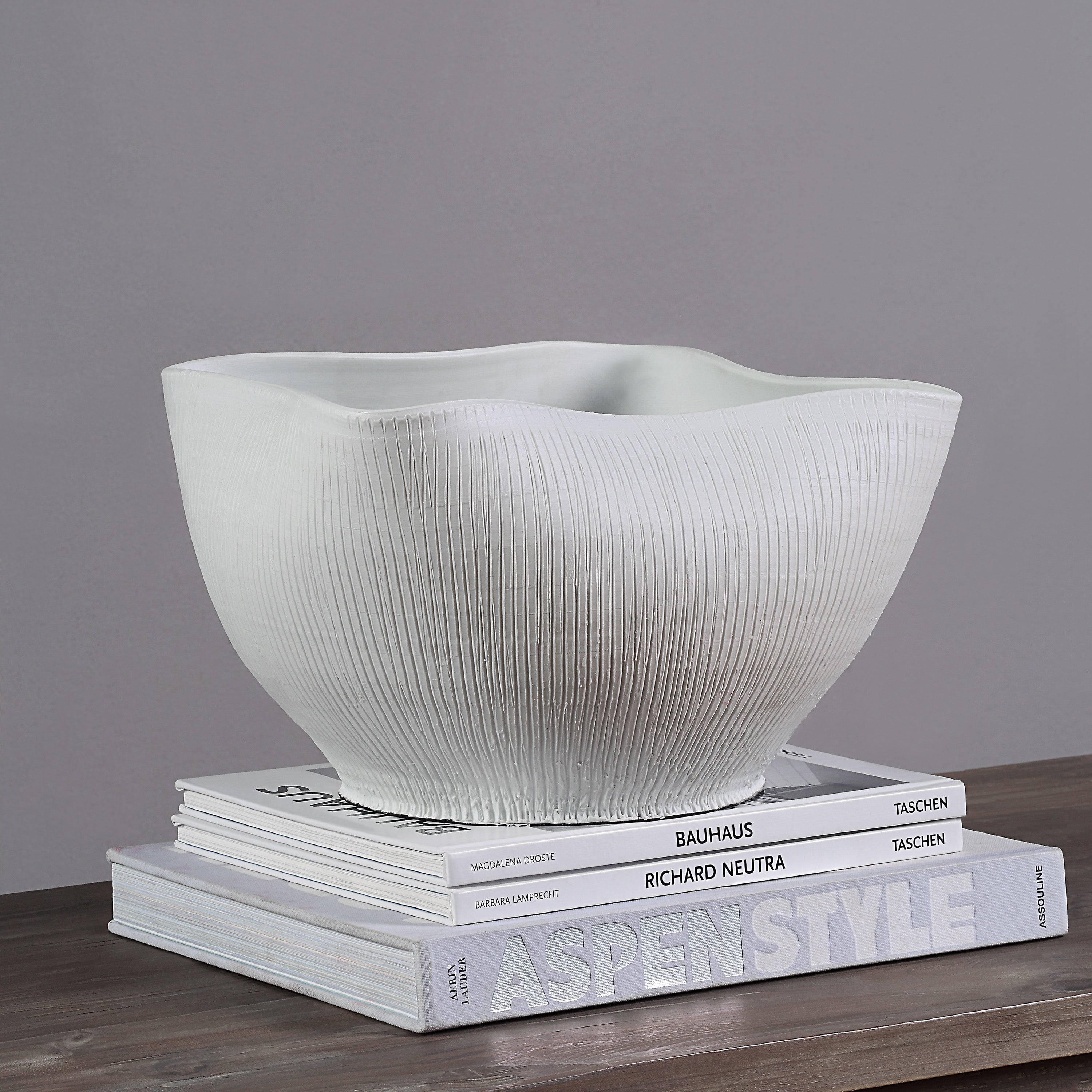 Gigi Indoor Ceramic Bowl, Off-White-Bowl-DECOROLALA