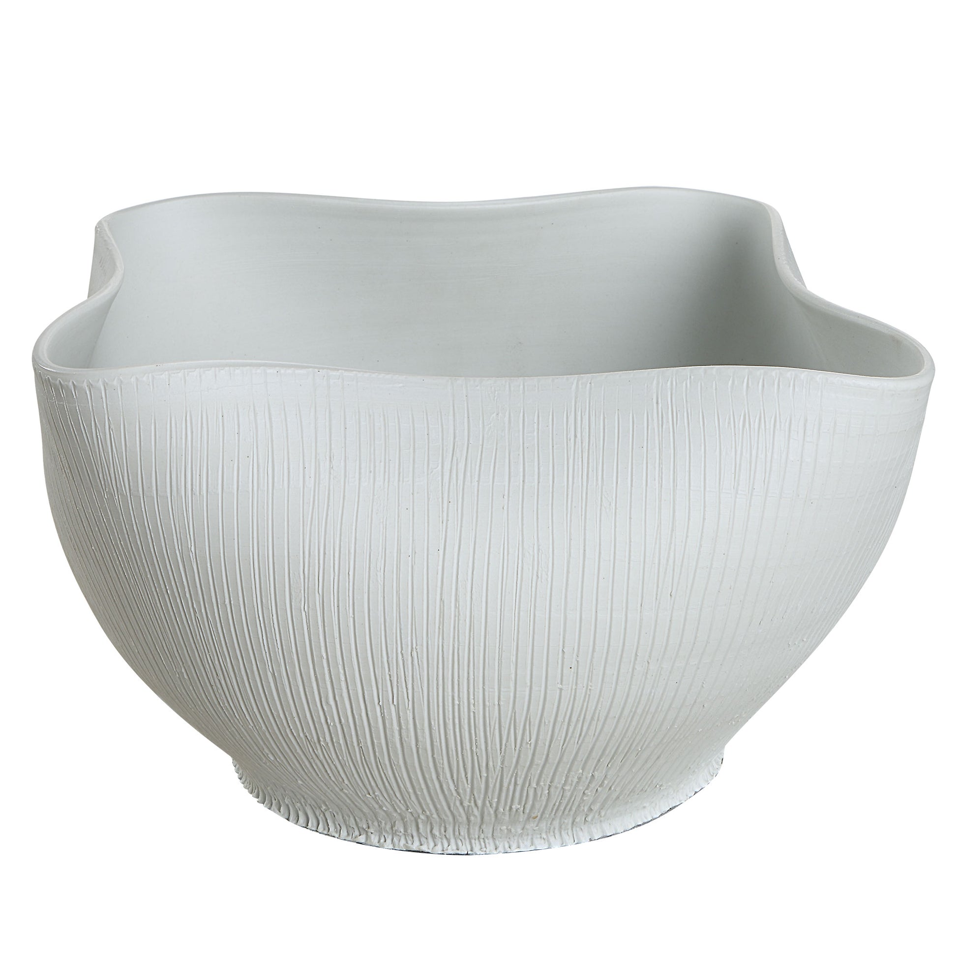 Gigi Indoor Ceramic Bowl, Off-White-Bowl-DECOROLALA