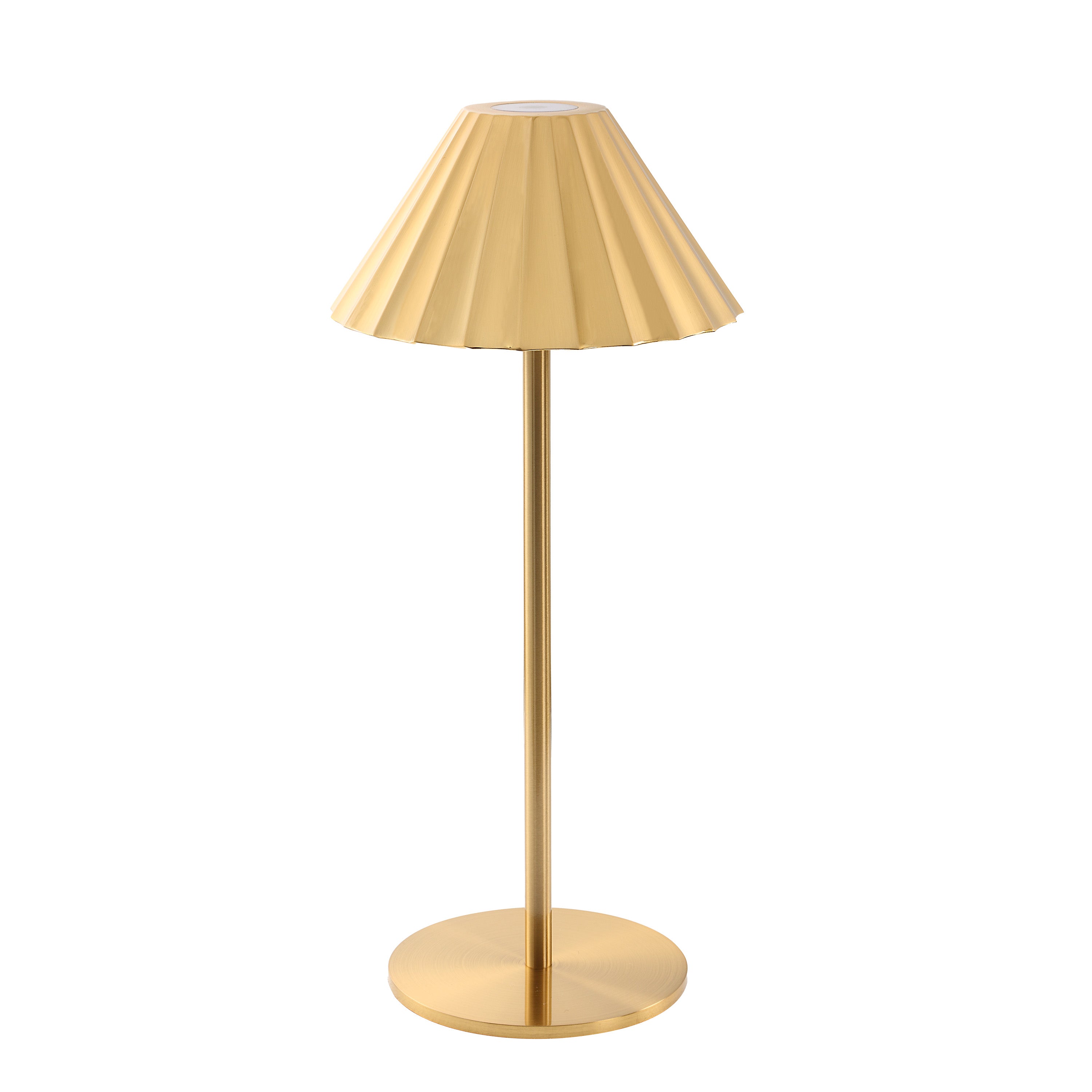 Ginevra 12.6" Battery LED Table Lamp, Yellow-Table Lamp-DECOROLALA