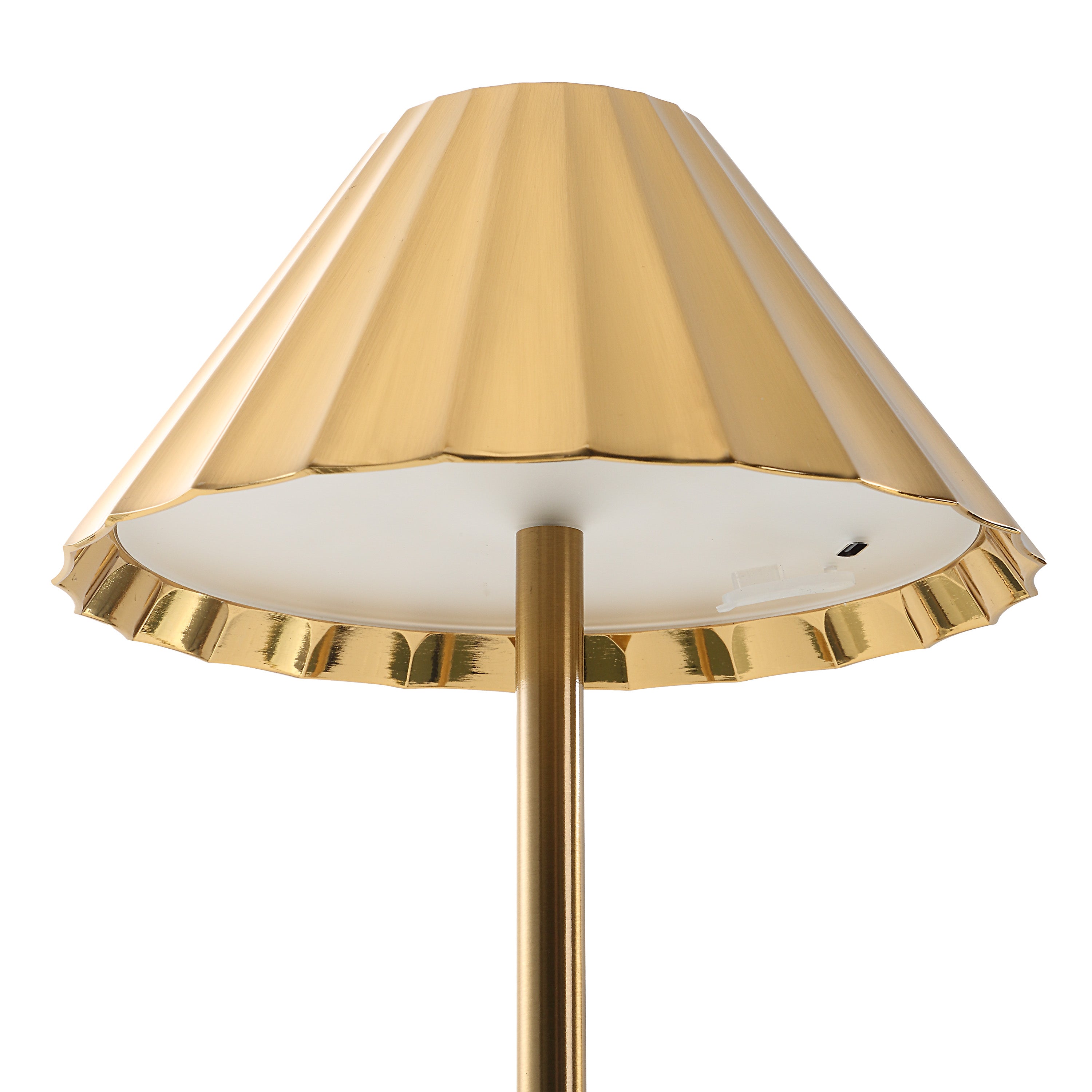 Ginevra 12.6" Battery LED Table Lamp, Yellow-Table Lamp-DECOROLALA